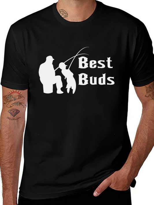 Best Buds Fishing Black T-Shirt