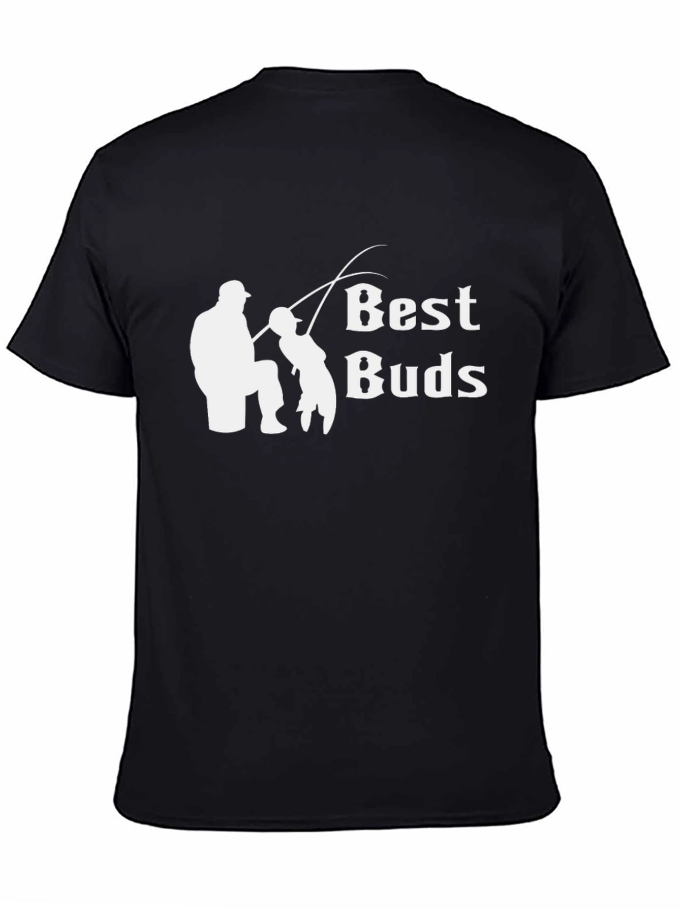 Best Buds Fishing Black T-Shirt