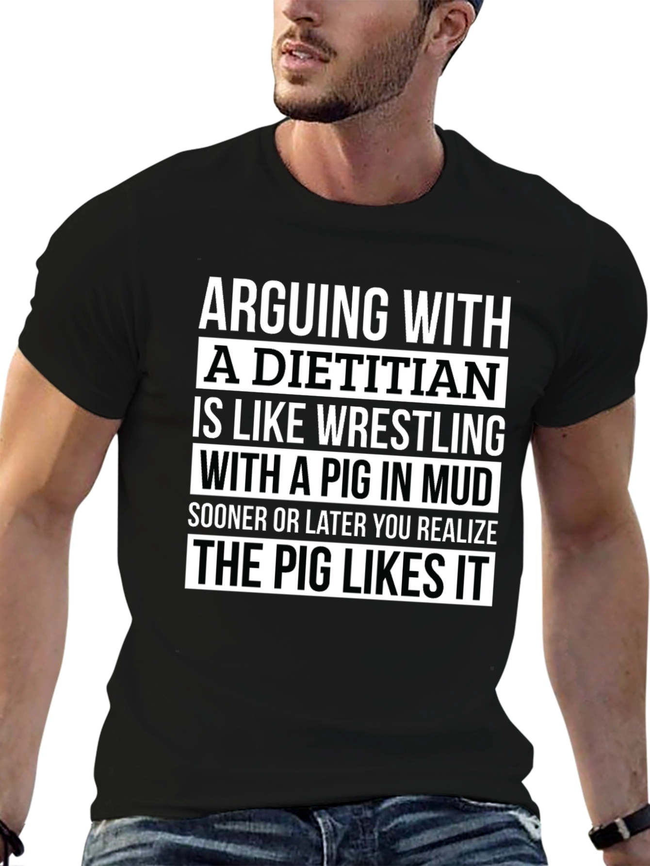 Dietitian Pig Wrestling T-Shirt