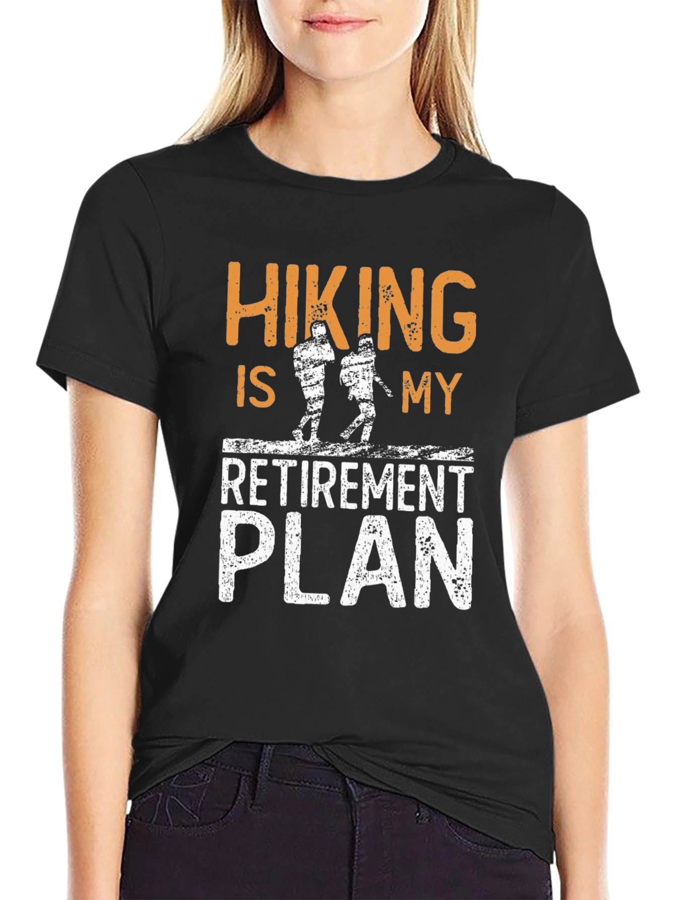 Hiking Retirement Plan Graphic Tee