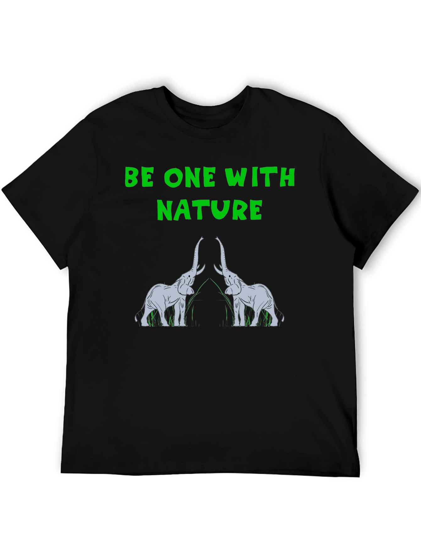Be One With Nature Elephant Graphic Tee
