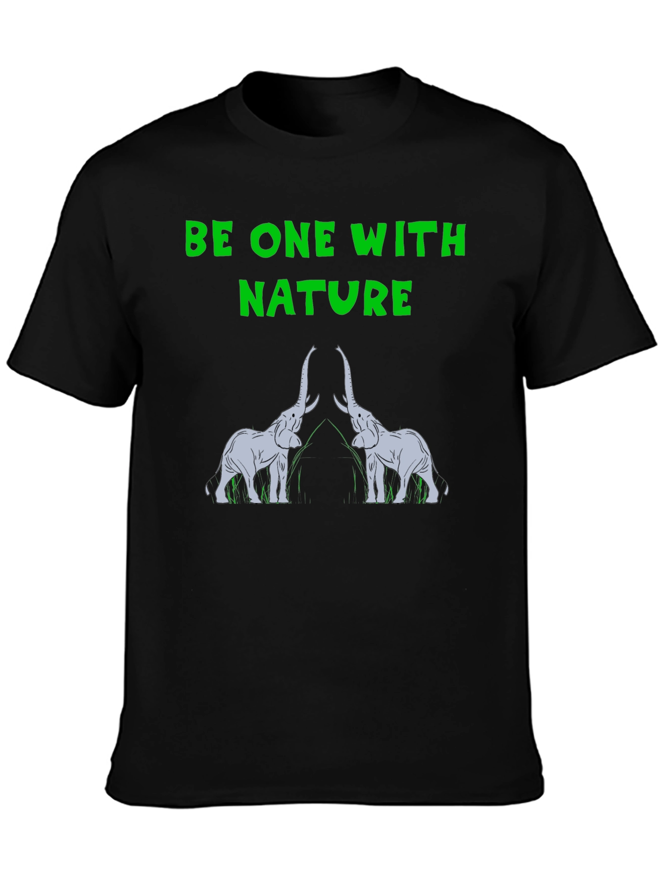 Be One With Nature Elephant Graphic Tee