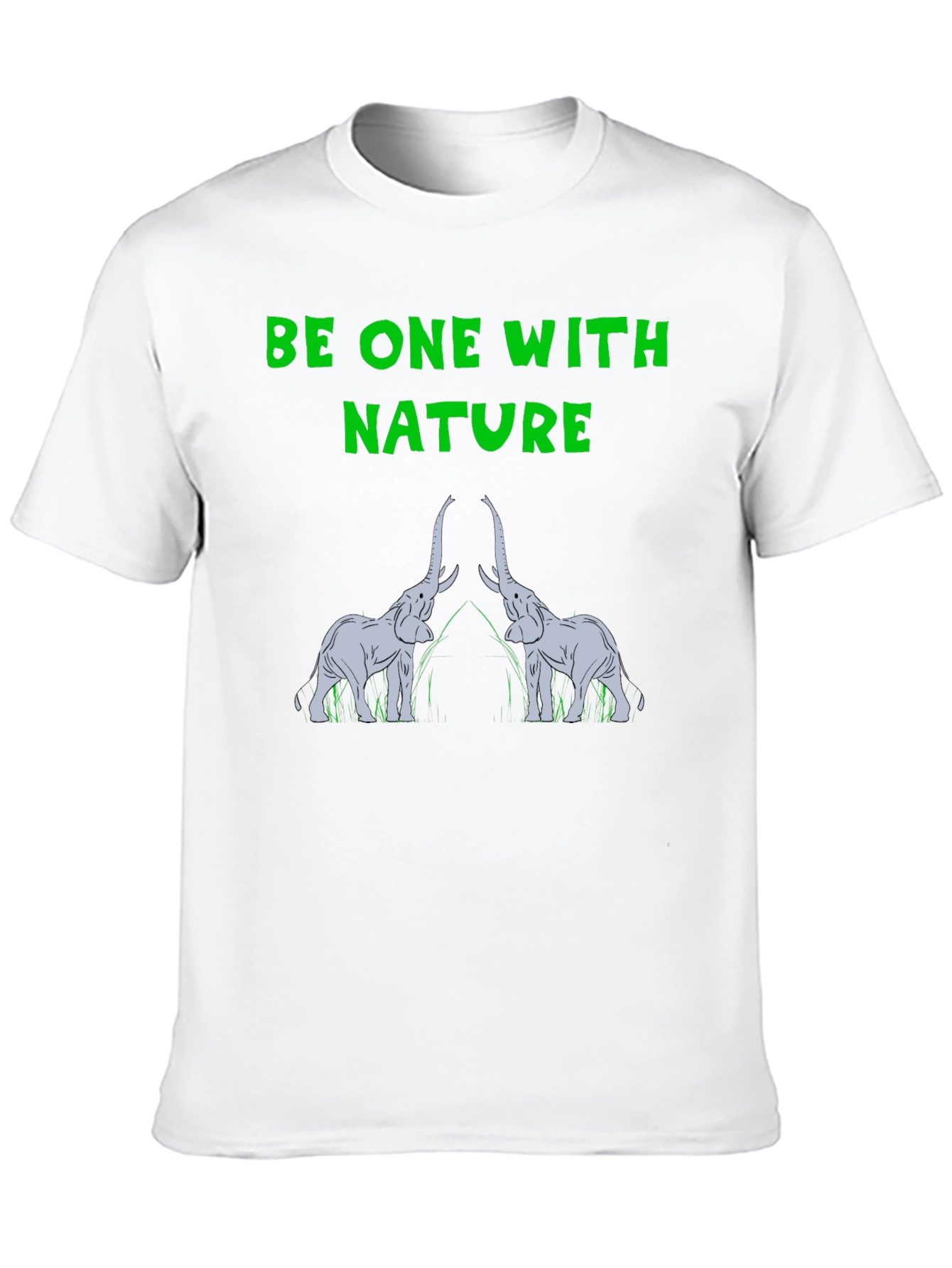 Be One With Nature Elephant Graphic Tee