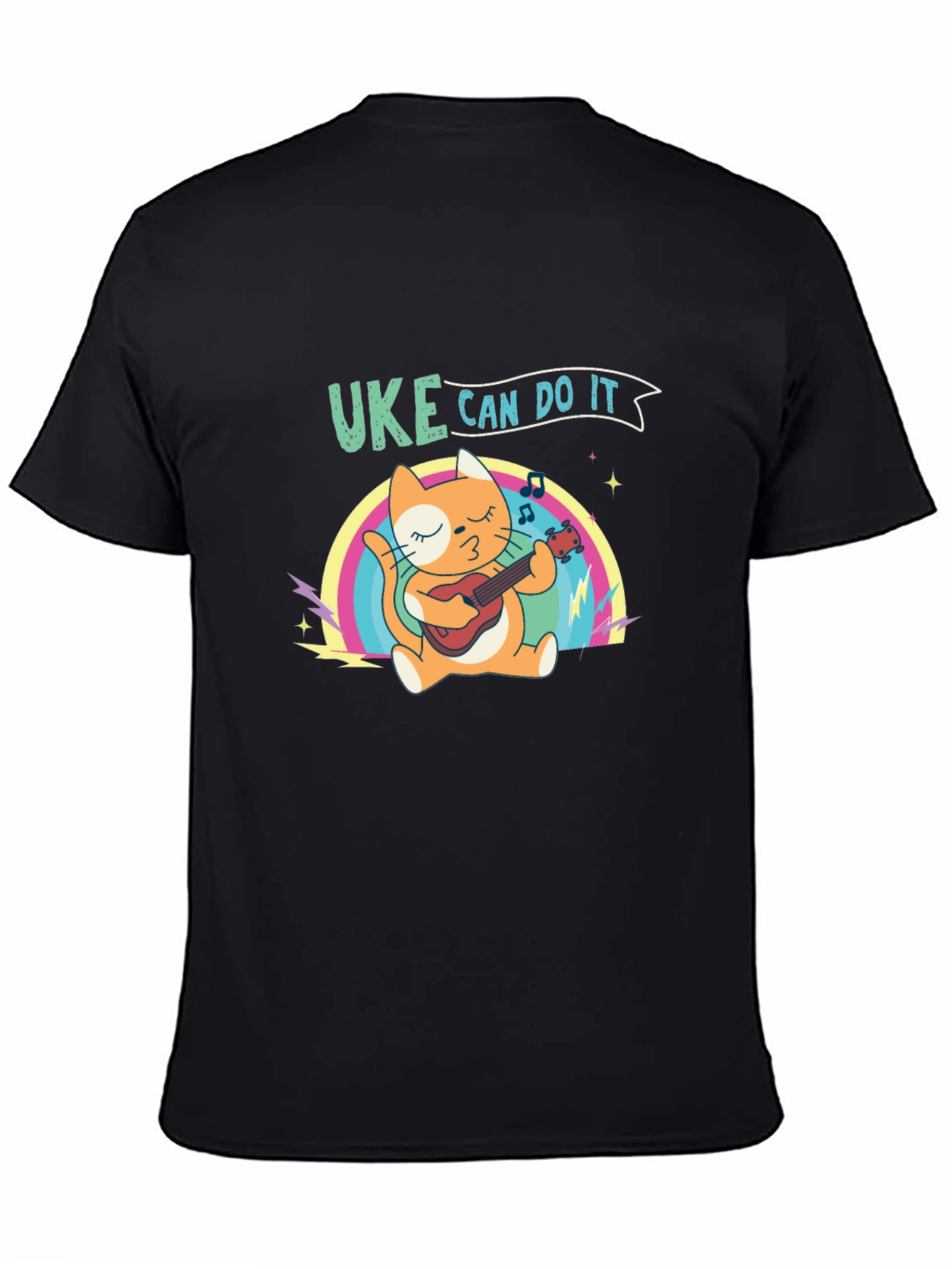 Uke Can Do It Cat T-Shirt