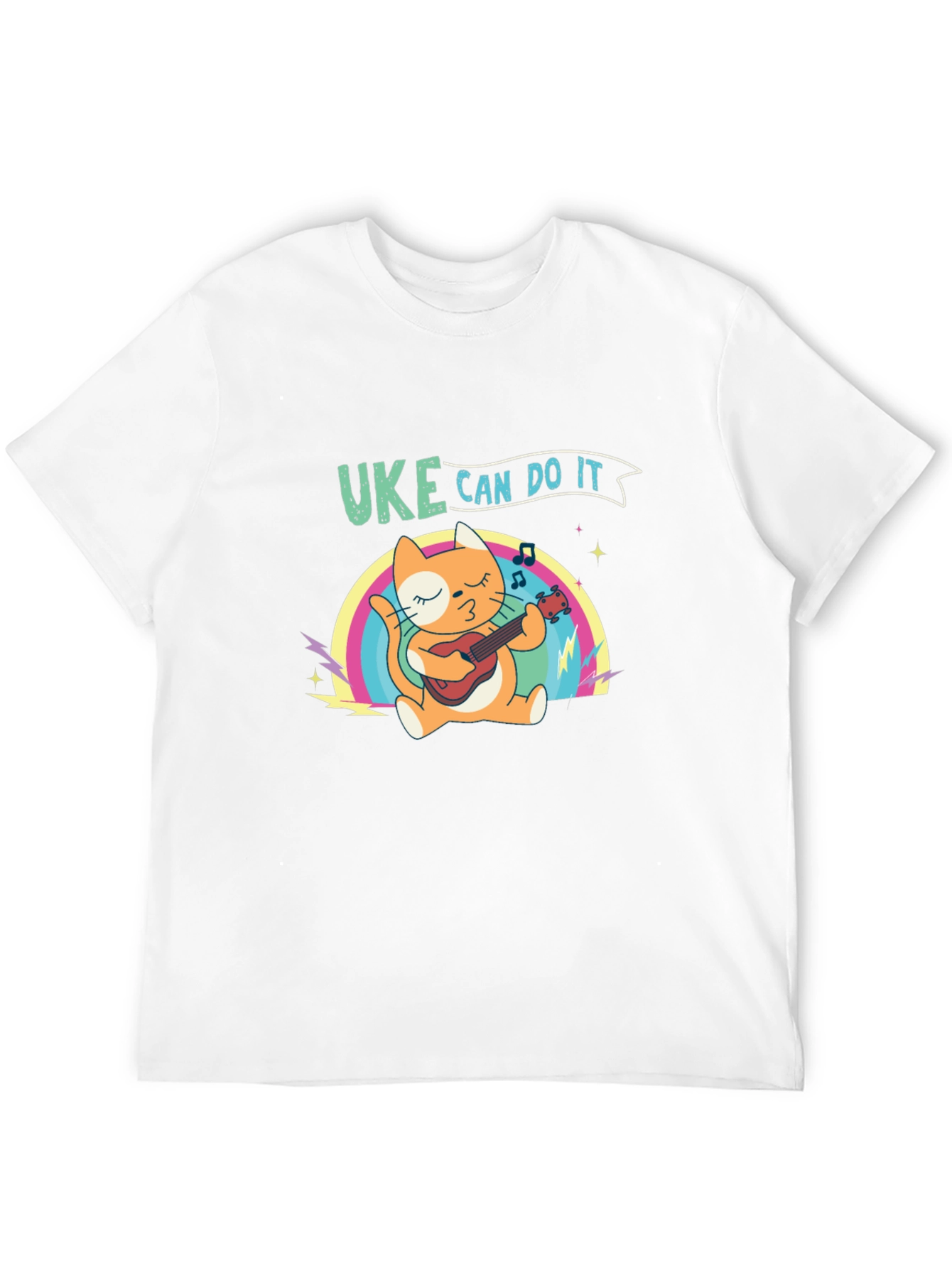 Uke Can Do It Cat T-Shirt
