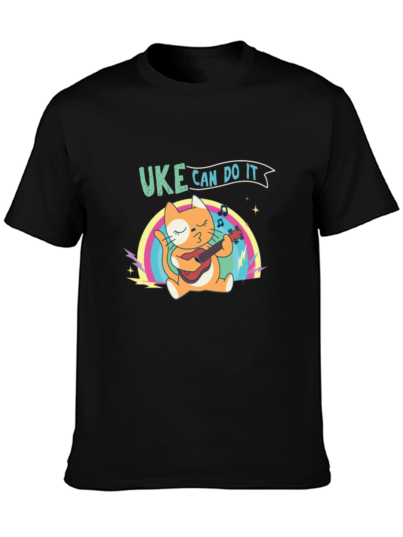 Uke Can Do It Cat T-Shirt