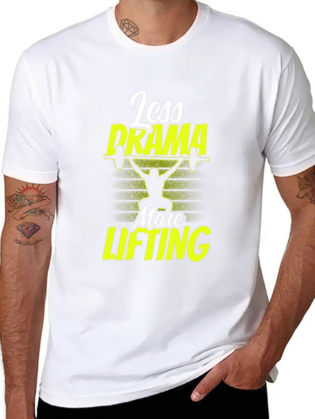 Less Drama More Lifting Graphic Tee