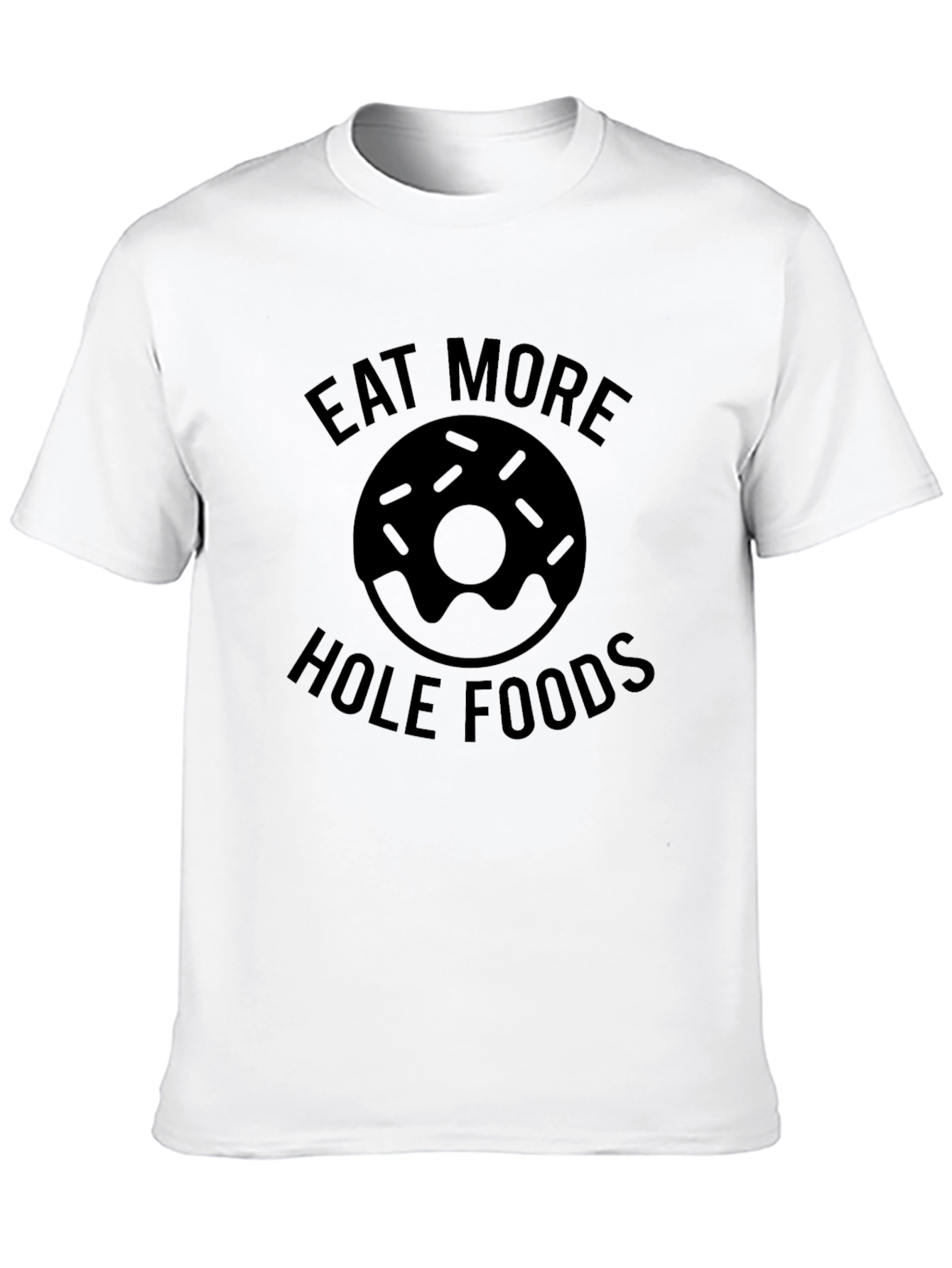 Eat More Hole Foods Black T-Shirt