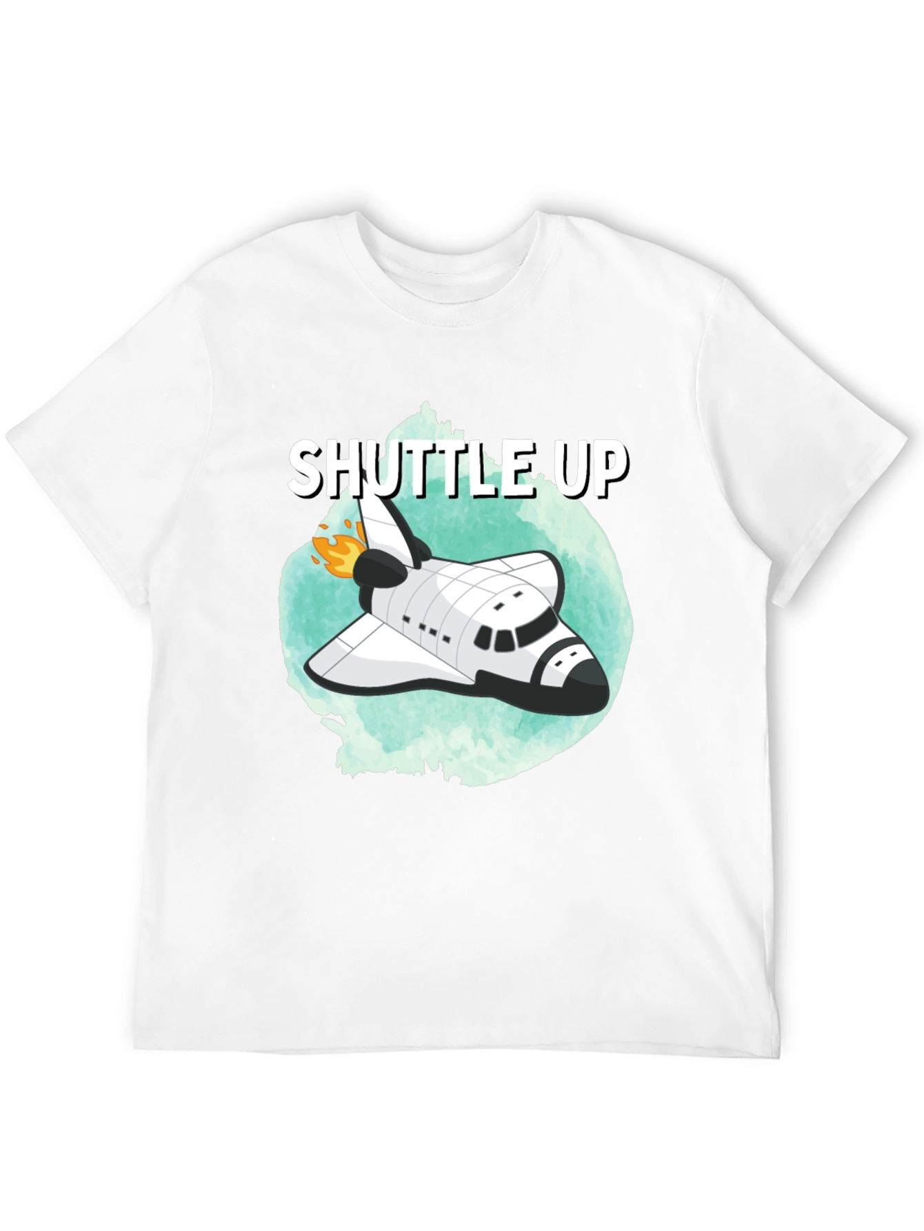Shuttle Up Black T-Shirt