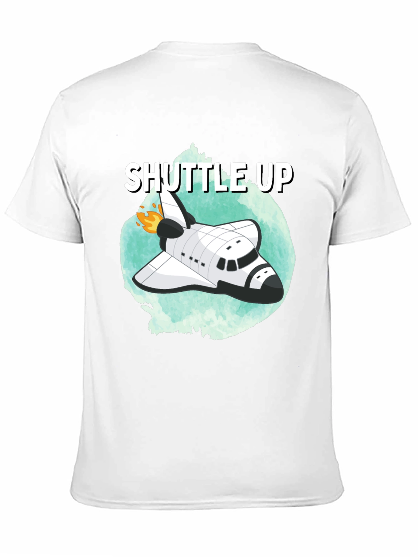 Shuttle Up Black T-Shirt