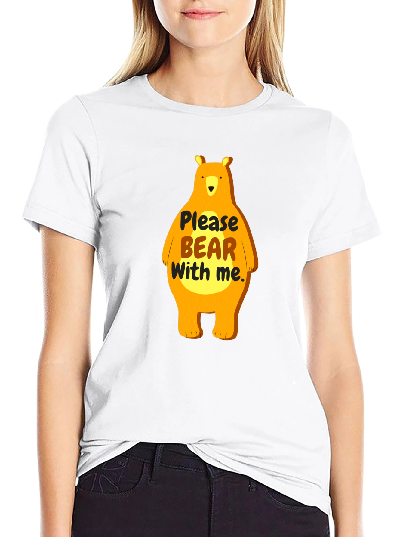Funny Bear Graphic T-Shirt