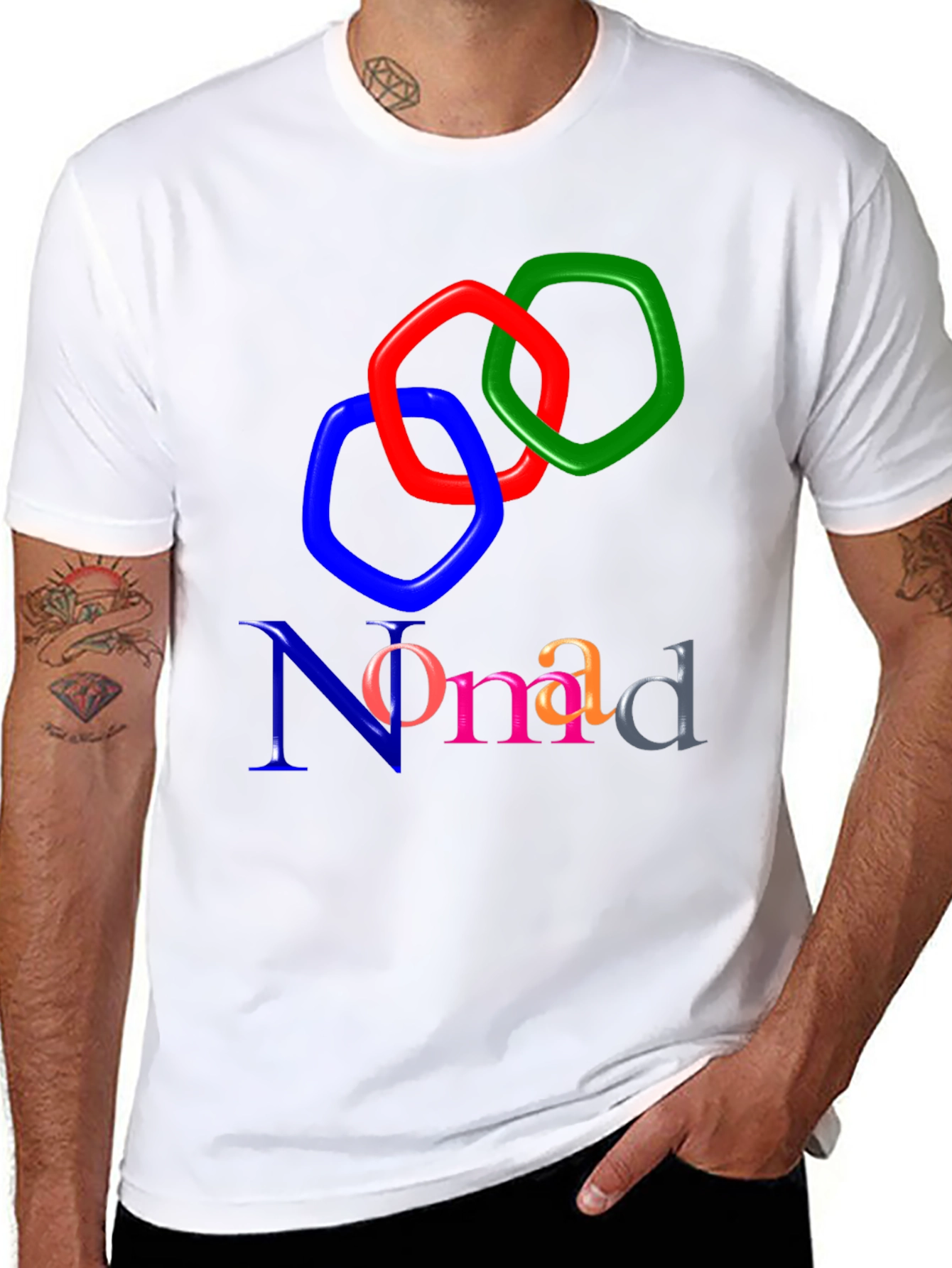 Nomad T-Shirt: Abstract Design Soft Fabric