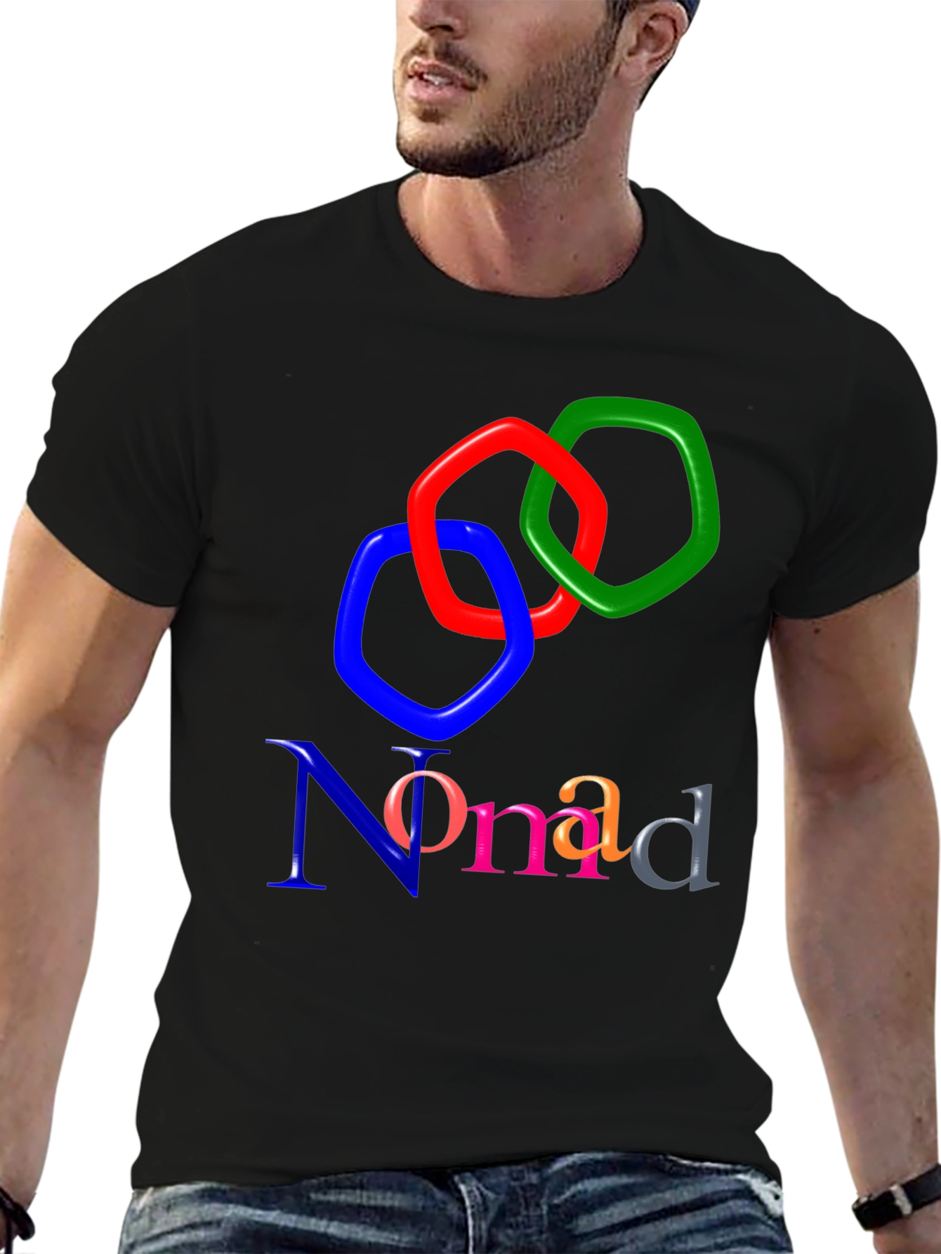 Nomad T-Shirt: Abstract Design Soft Fabric