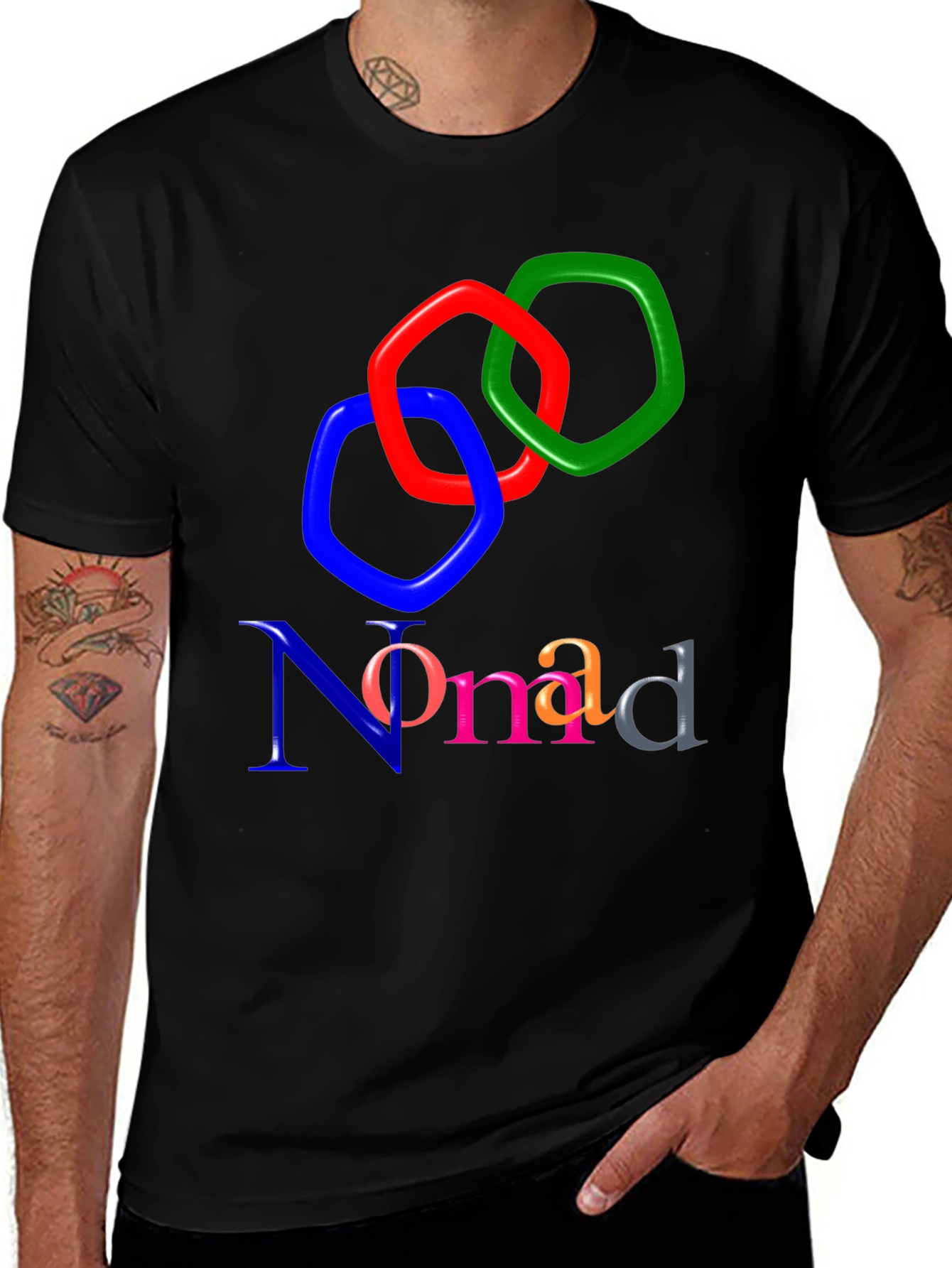 Nomad T-Shirt: Abstract Design Soft Fabric