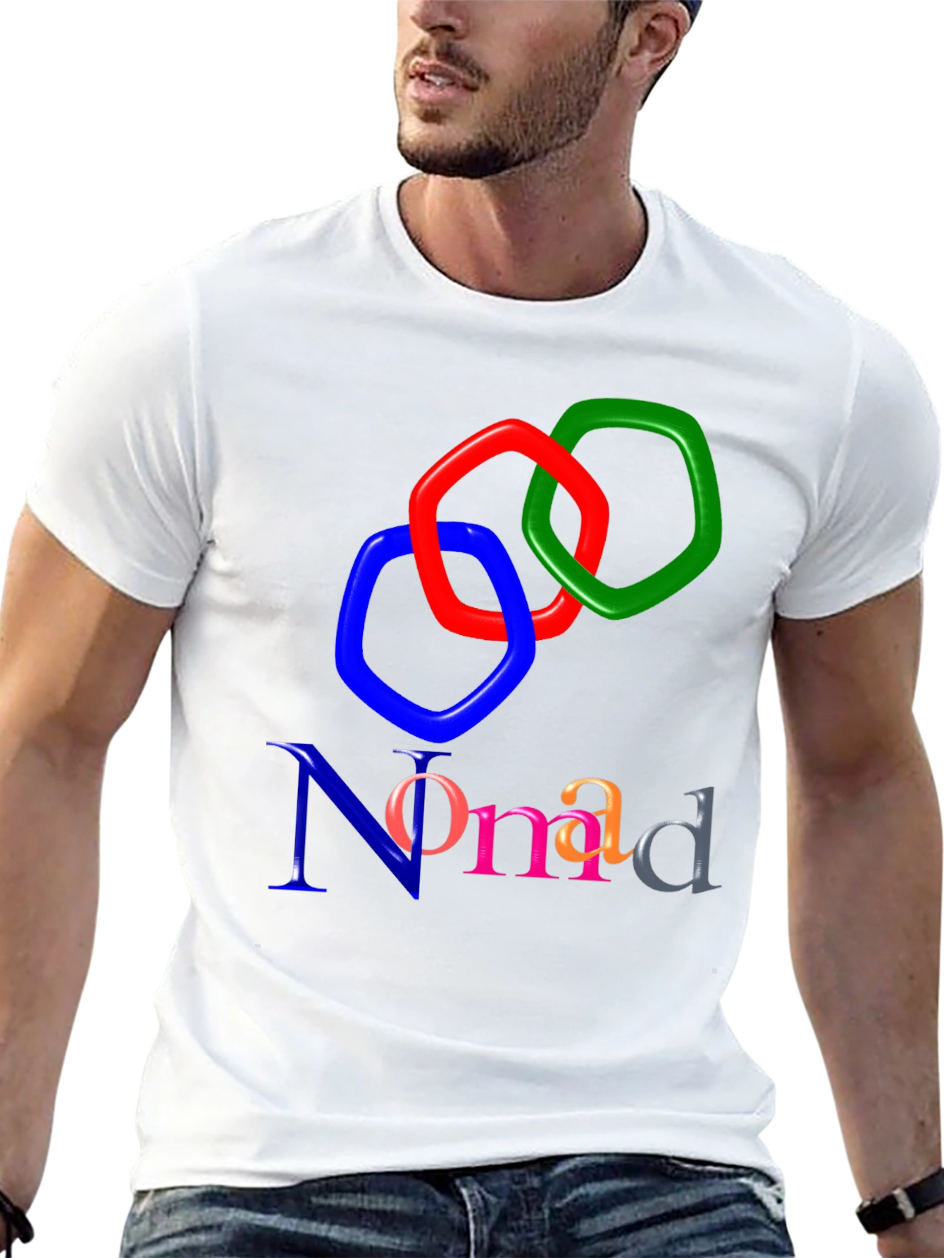 Nomad T-Shirt: Abstract Design Soft Fabric