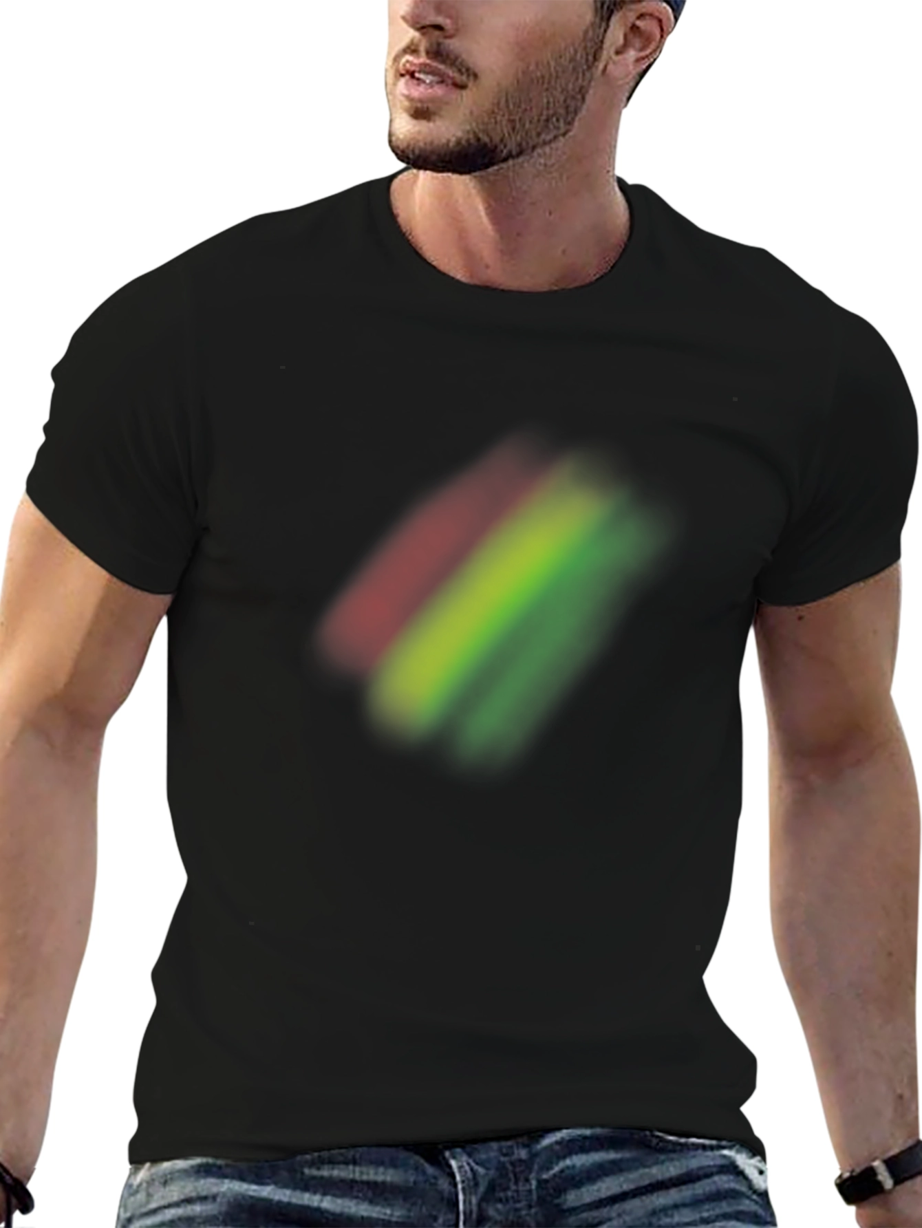 Rasta Stripe T-Shirt - Reggae Inspired Style