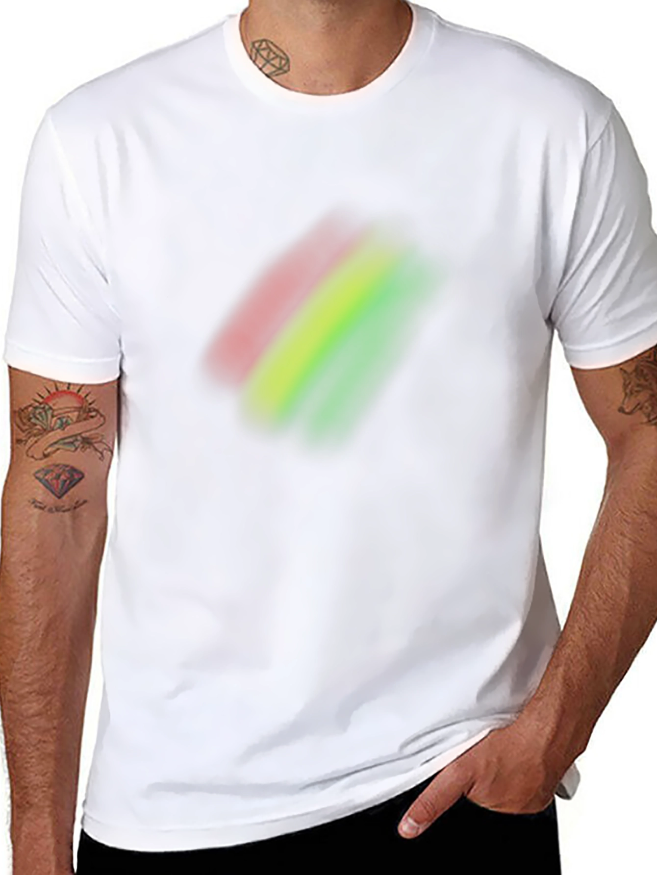 Rasta Stripe T-Shirt - Reggae Inspired Style