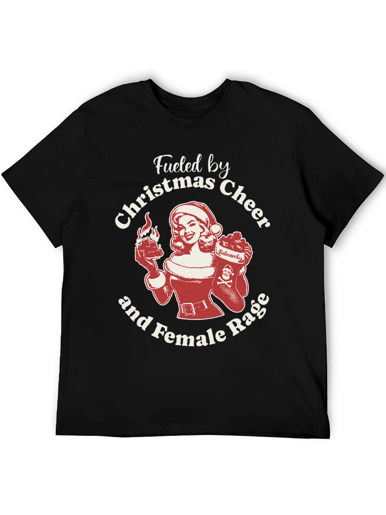 Christmas Cheer & Female Rage T-Shirt