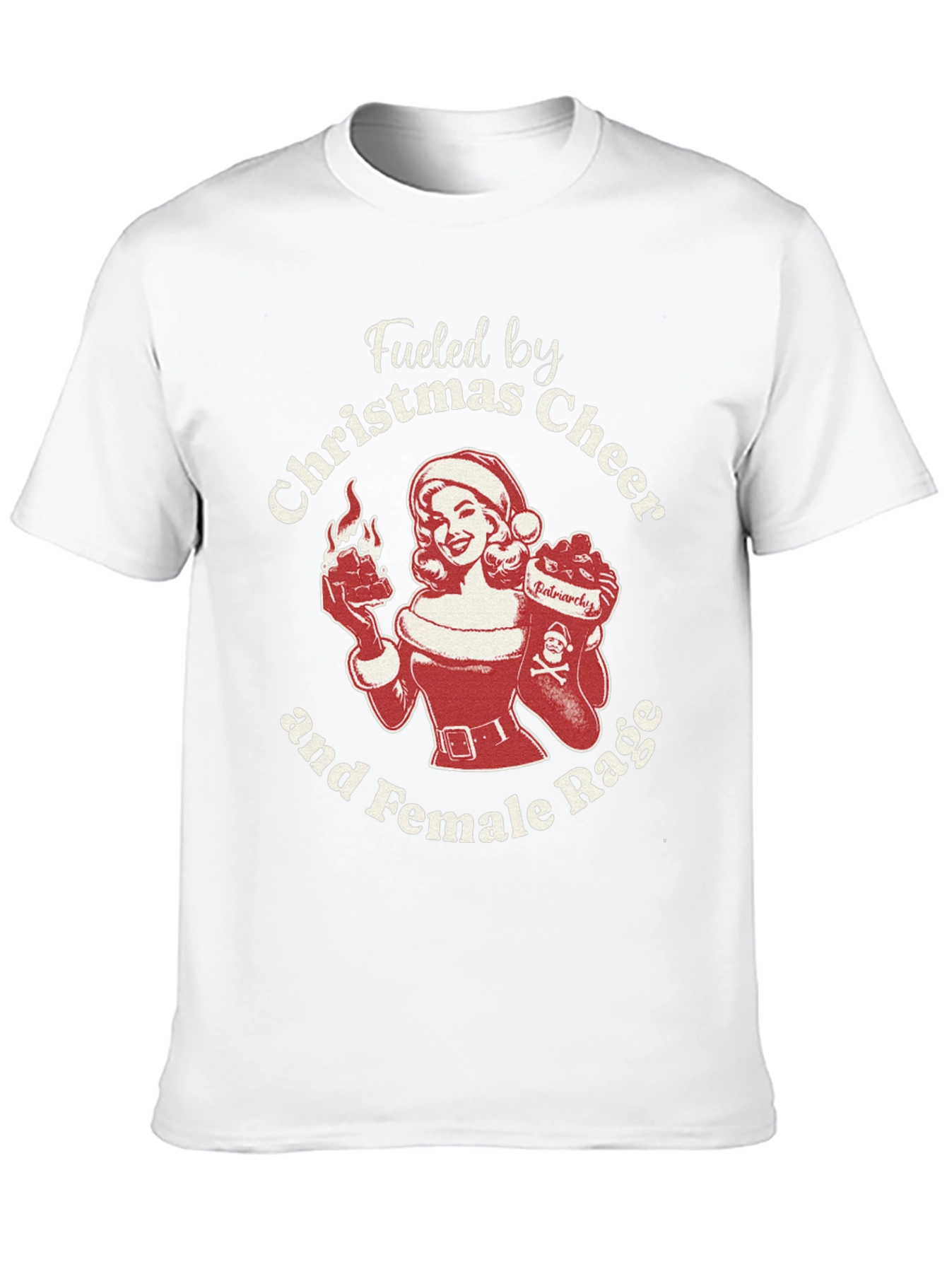 Christmas Cheer & Female Rage T-Shirt