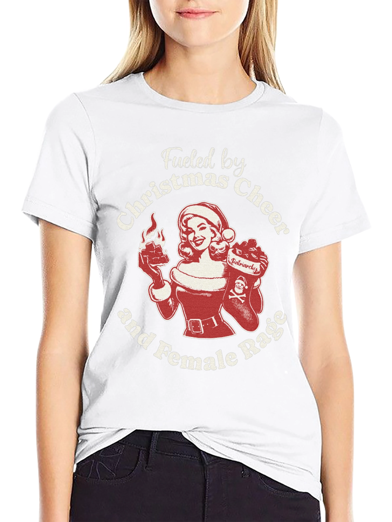 Christmas Cheer & Female Rage T-Shirt