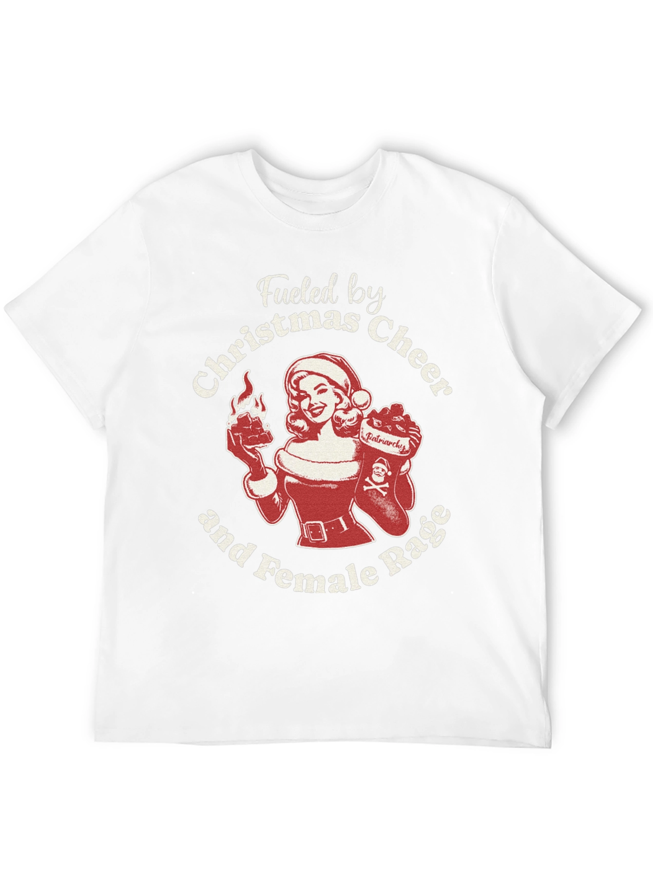 Christmas Cheer & Female Rage T-Shirt