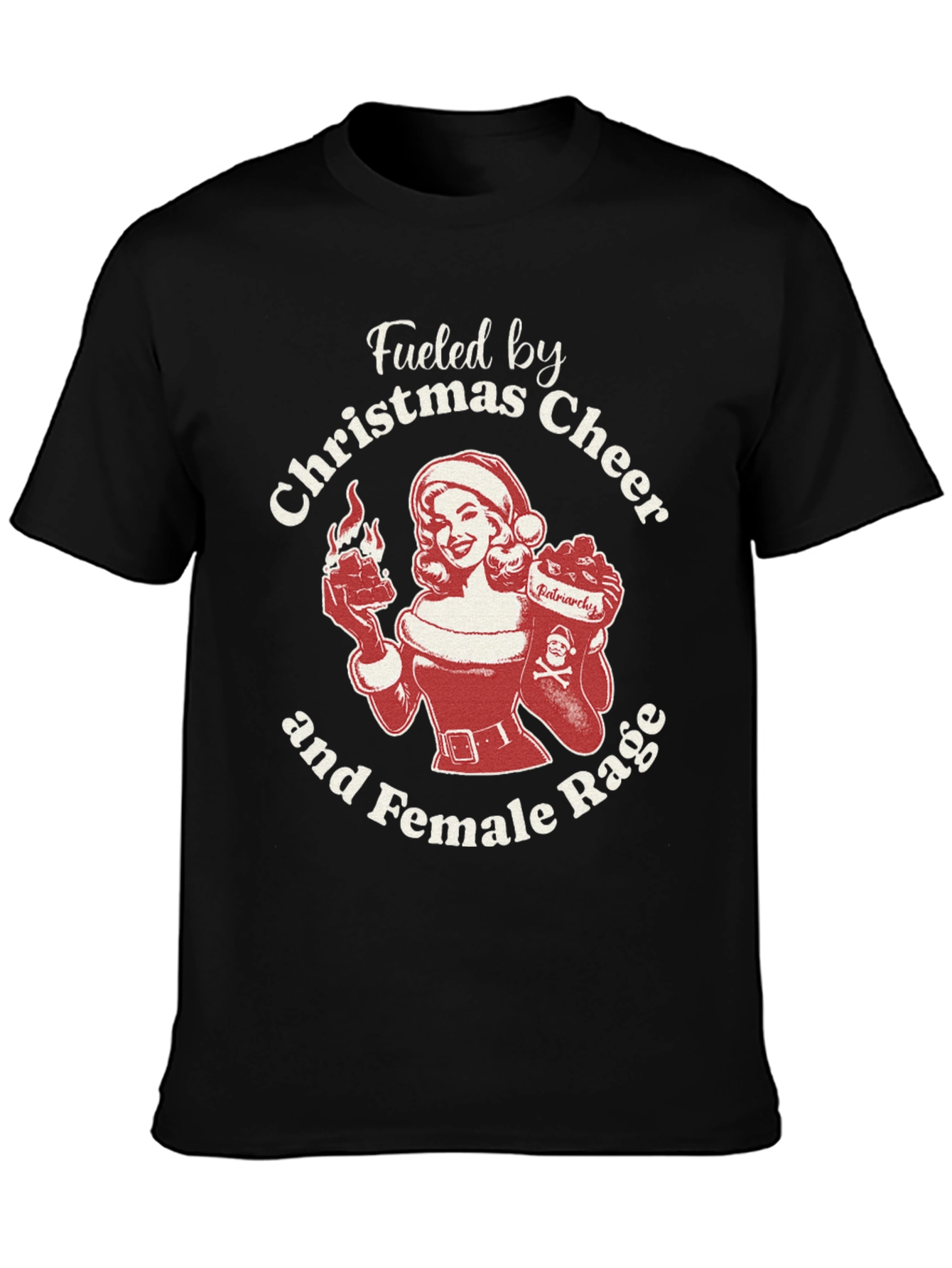 Christmas Cheer & Female Rage T-Shirt