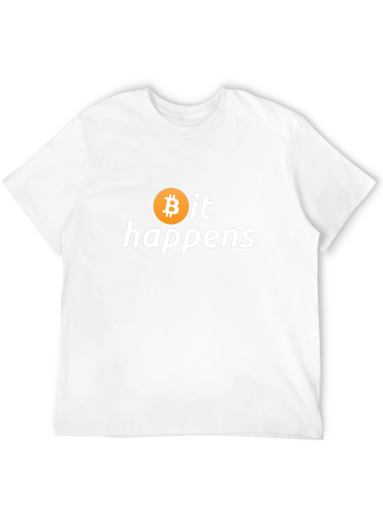 Bitcoin It Happens Black T-Shirt