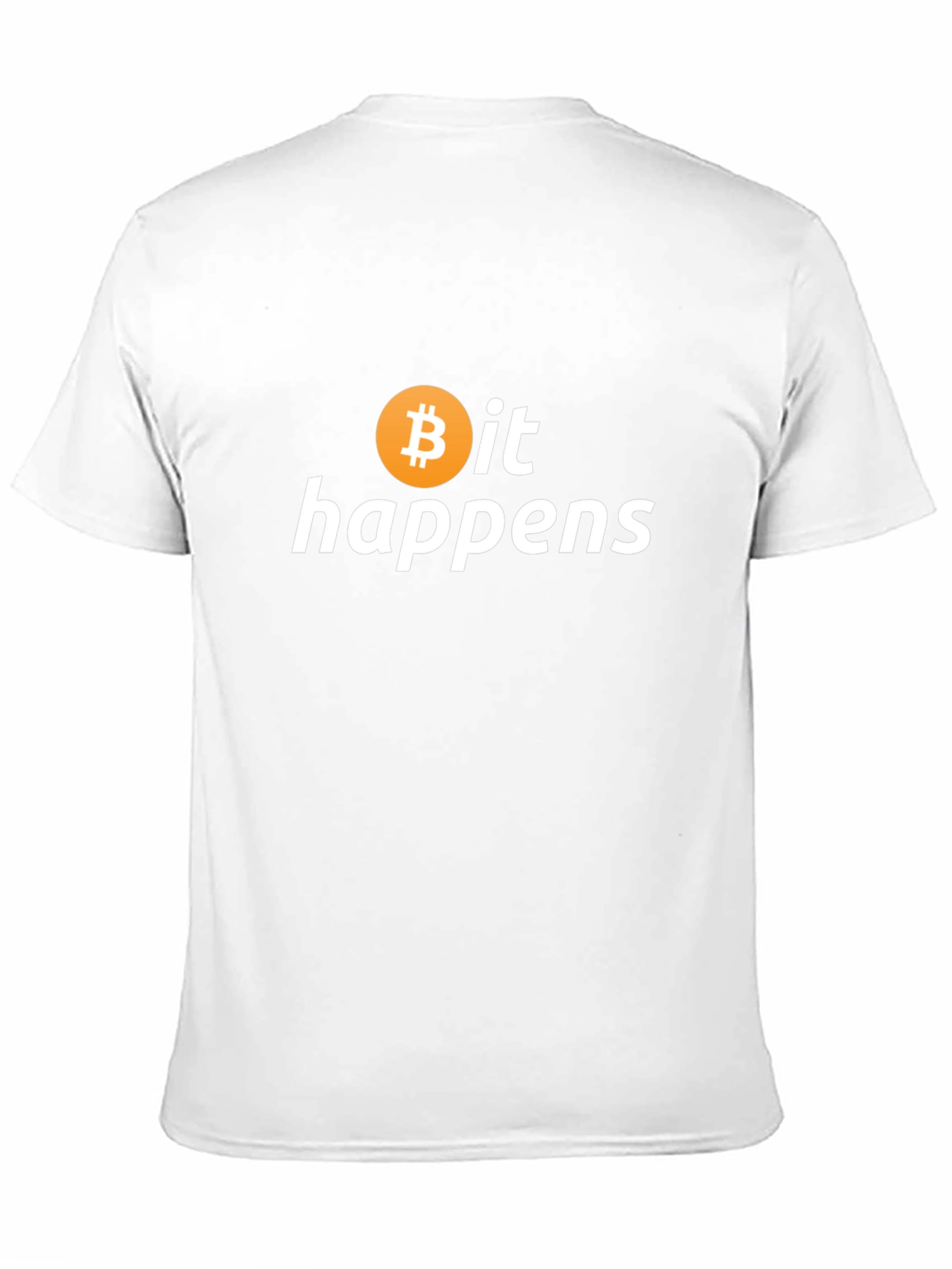 Bitcoin It Happens Black T-Shirt