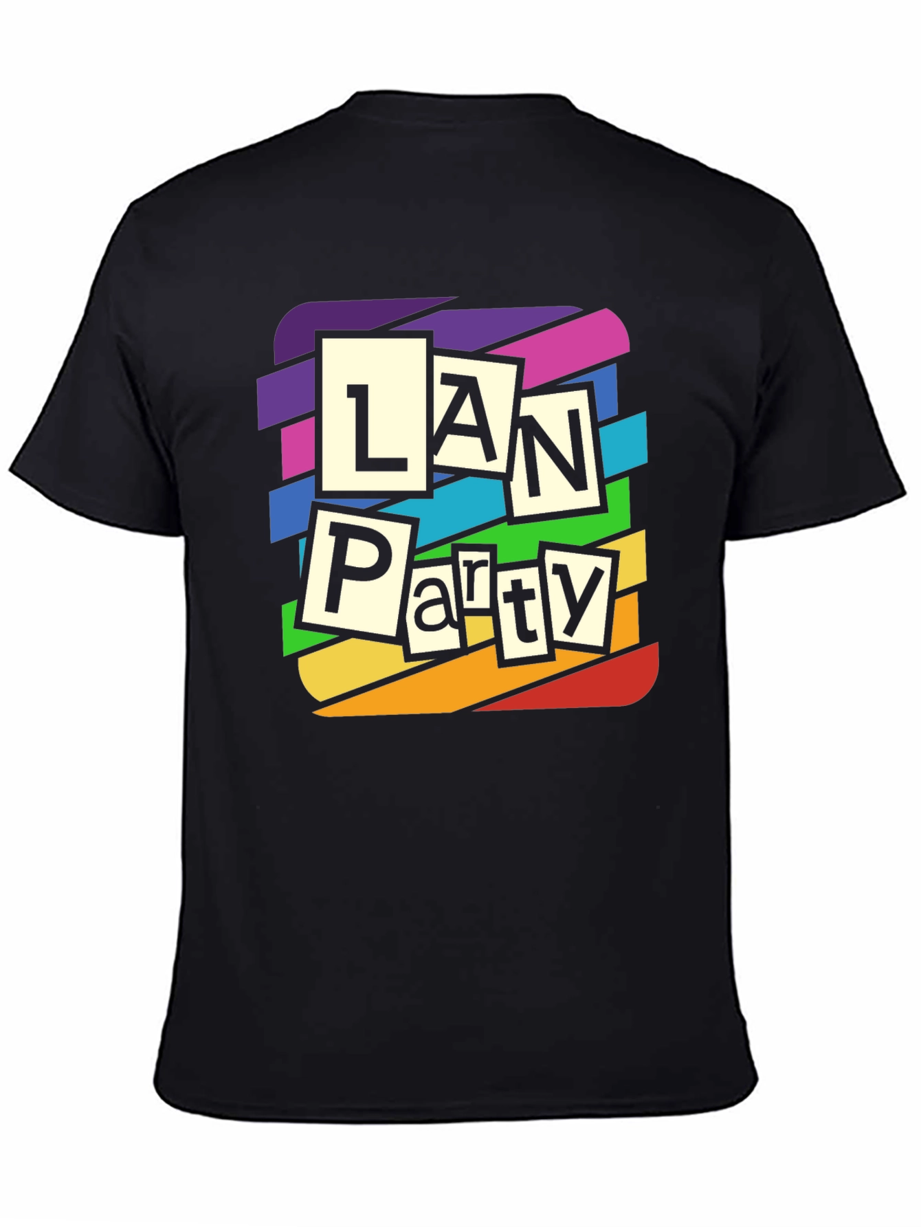 LAN Party Rainbow T-Shirt - Gamer Tee