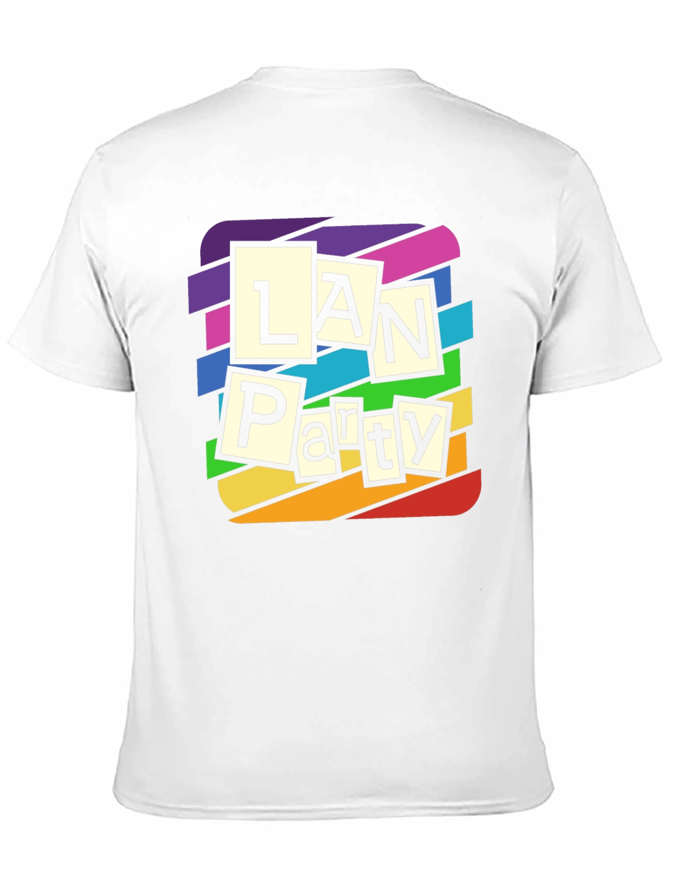 LAN Party Rainbow T-Shirt - Gamer Tee