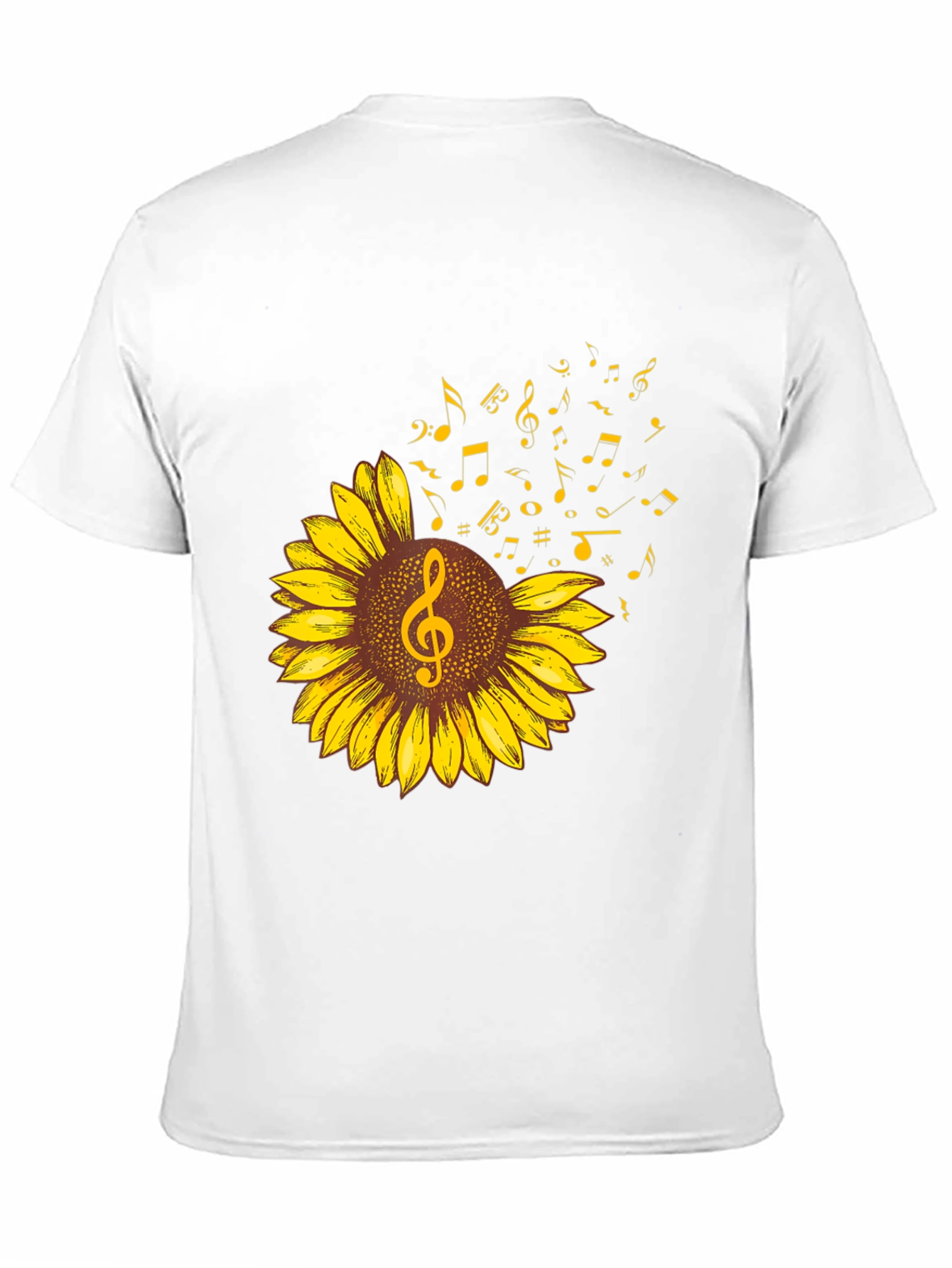 Musical Sunflower Graphic Tee