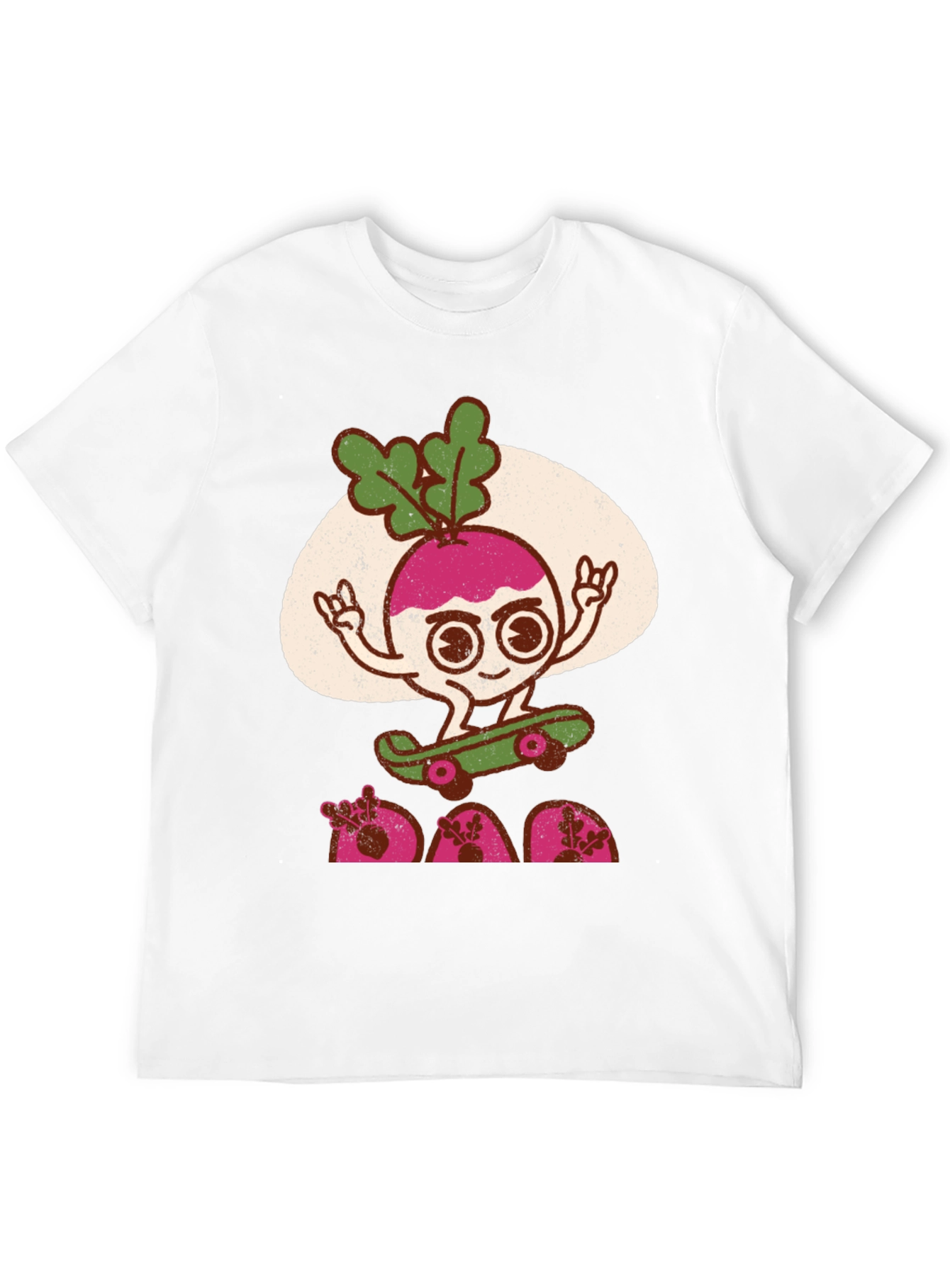 Radish Skateboarder Graphic T-Shirt - Cool Veggie Tee