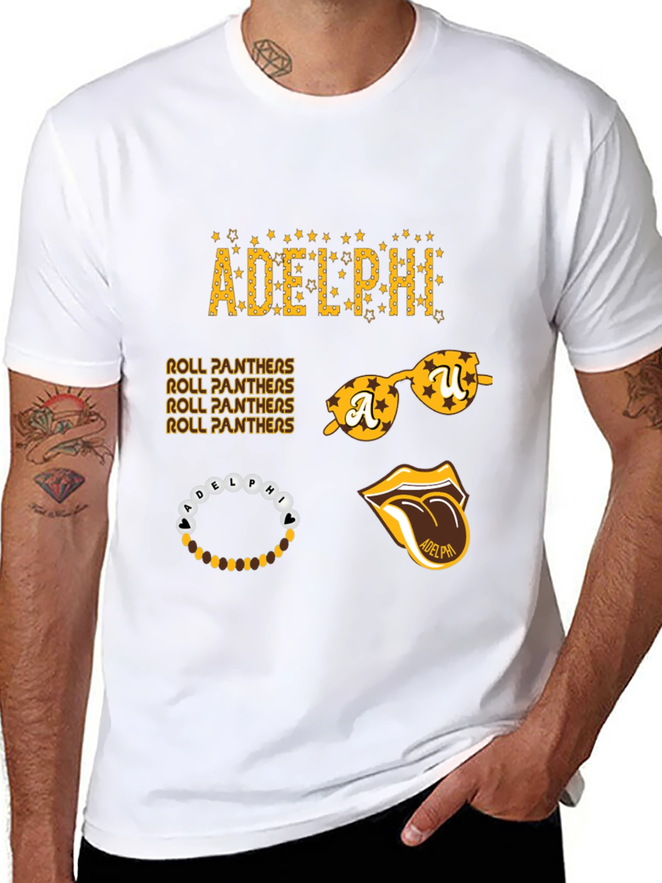 Adelphi Panthers Graphic T-Shirt