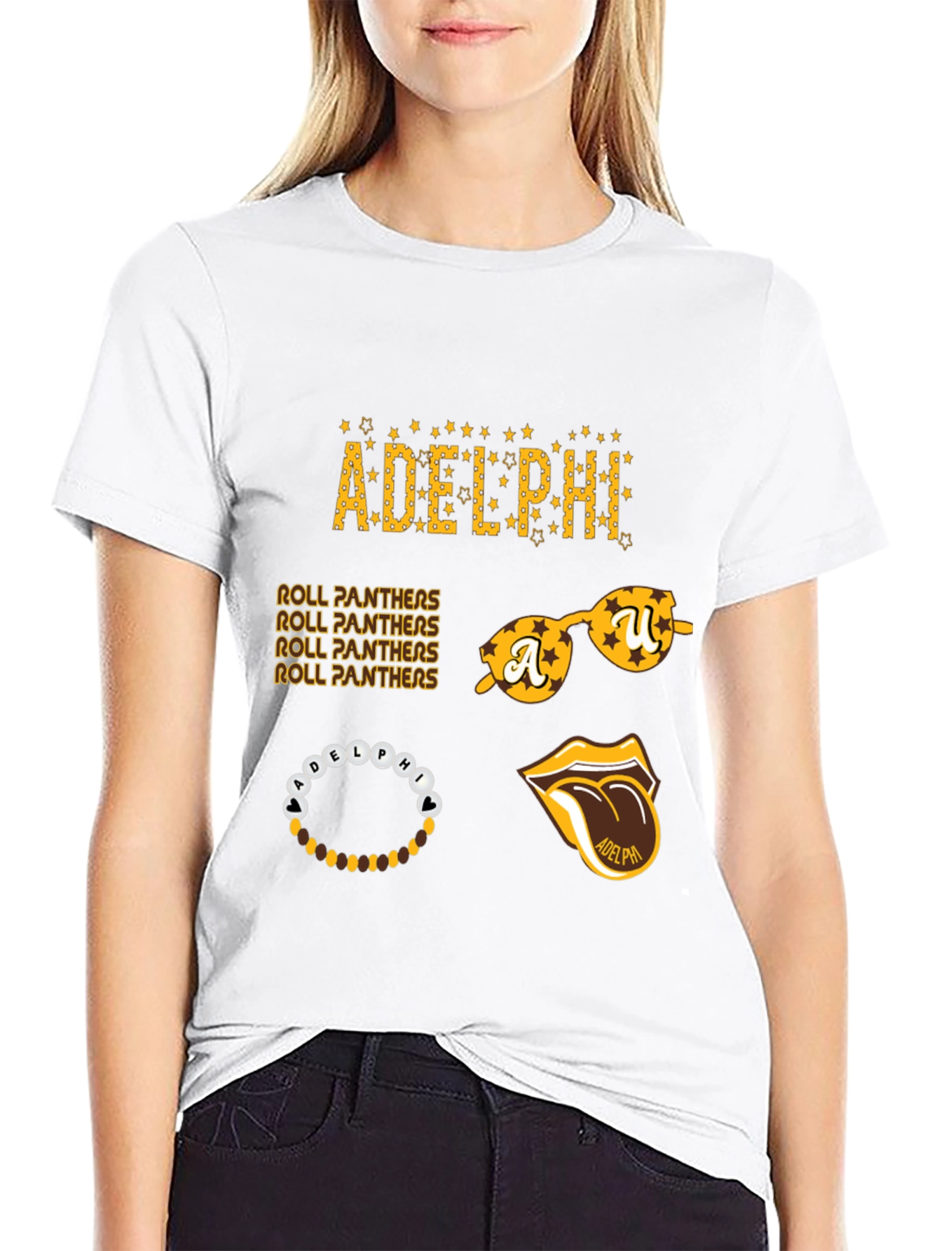 Adelphi Panthers Graphic T-Shirt