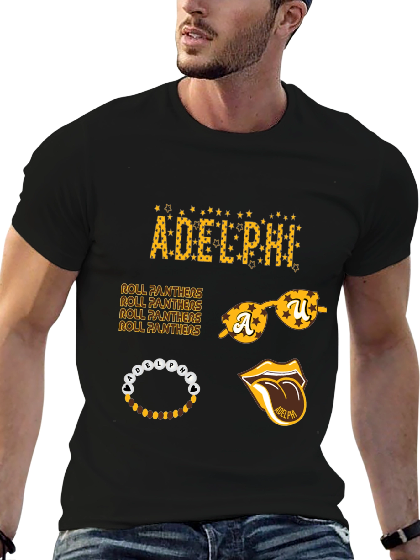 Adelphi Panthers Graphic T-Shirt