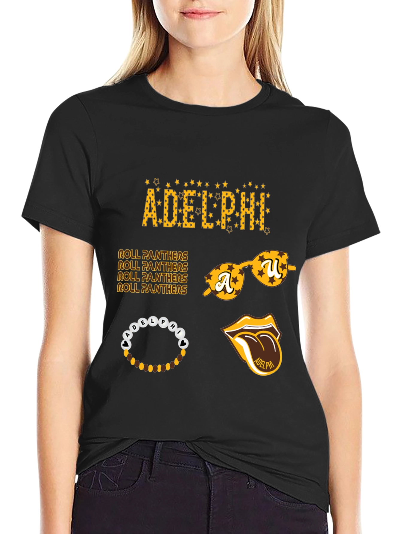 Adelphi Panthers Graphic T-Shirt