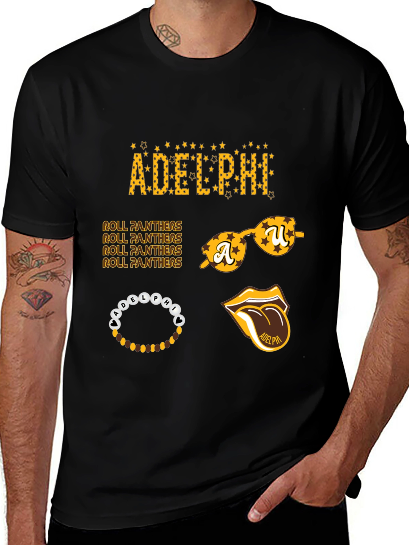 Adelphi Panthers Graphic T-Shirt