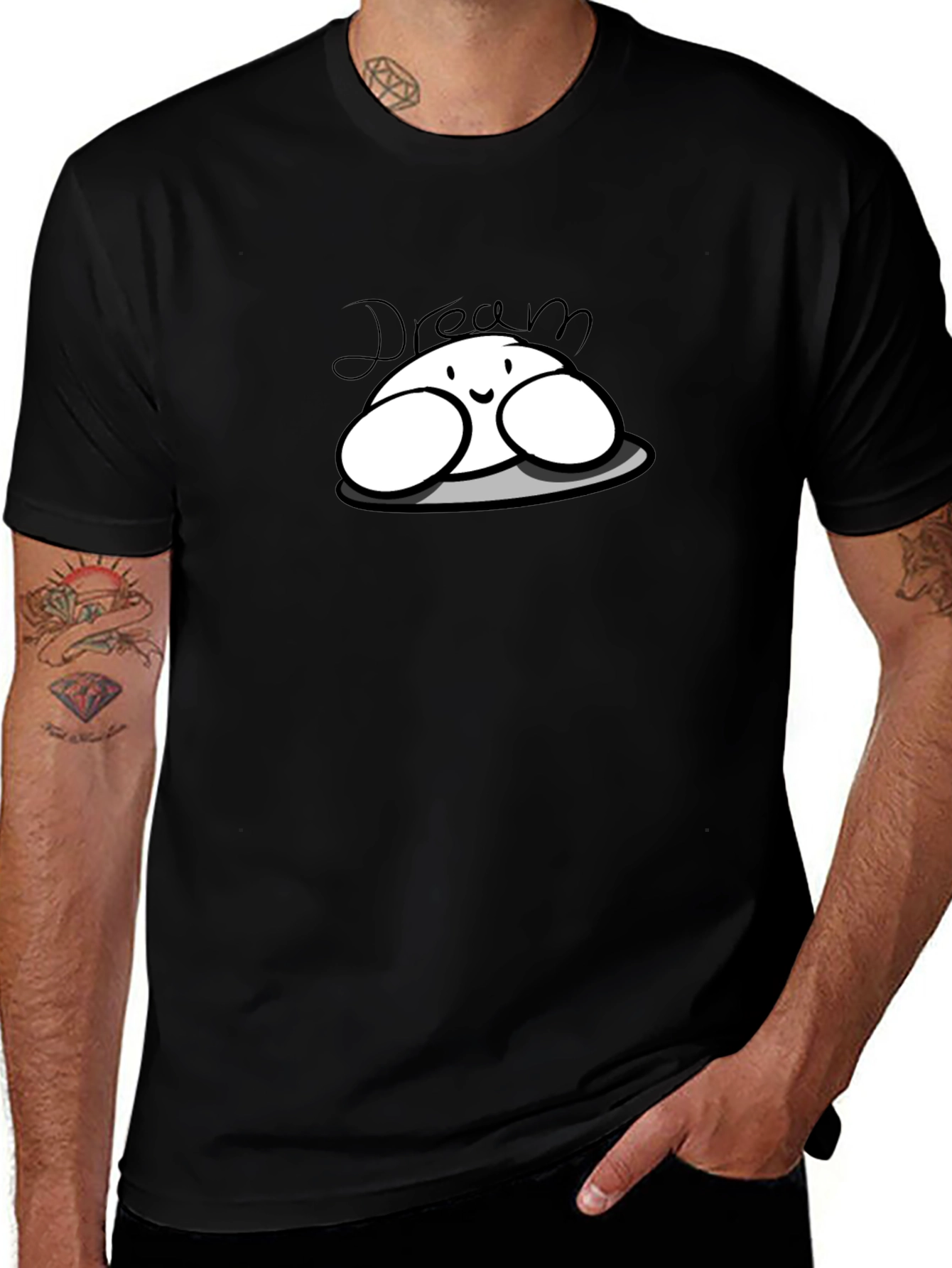Dream Blob T-Shirt - Black Cotton Tee