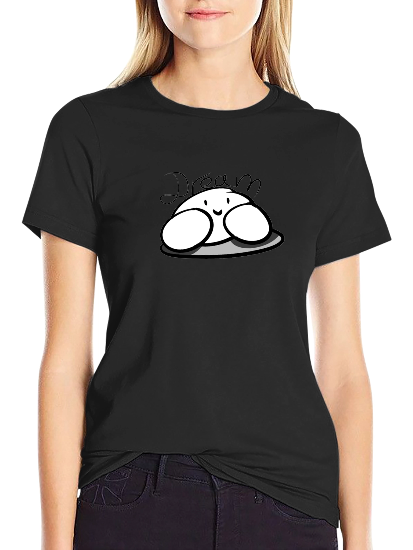 Dream Blob T-Shirt - Black Cotton Tee