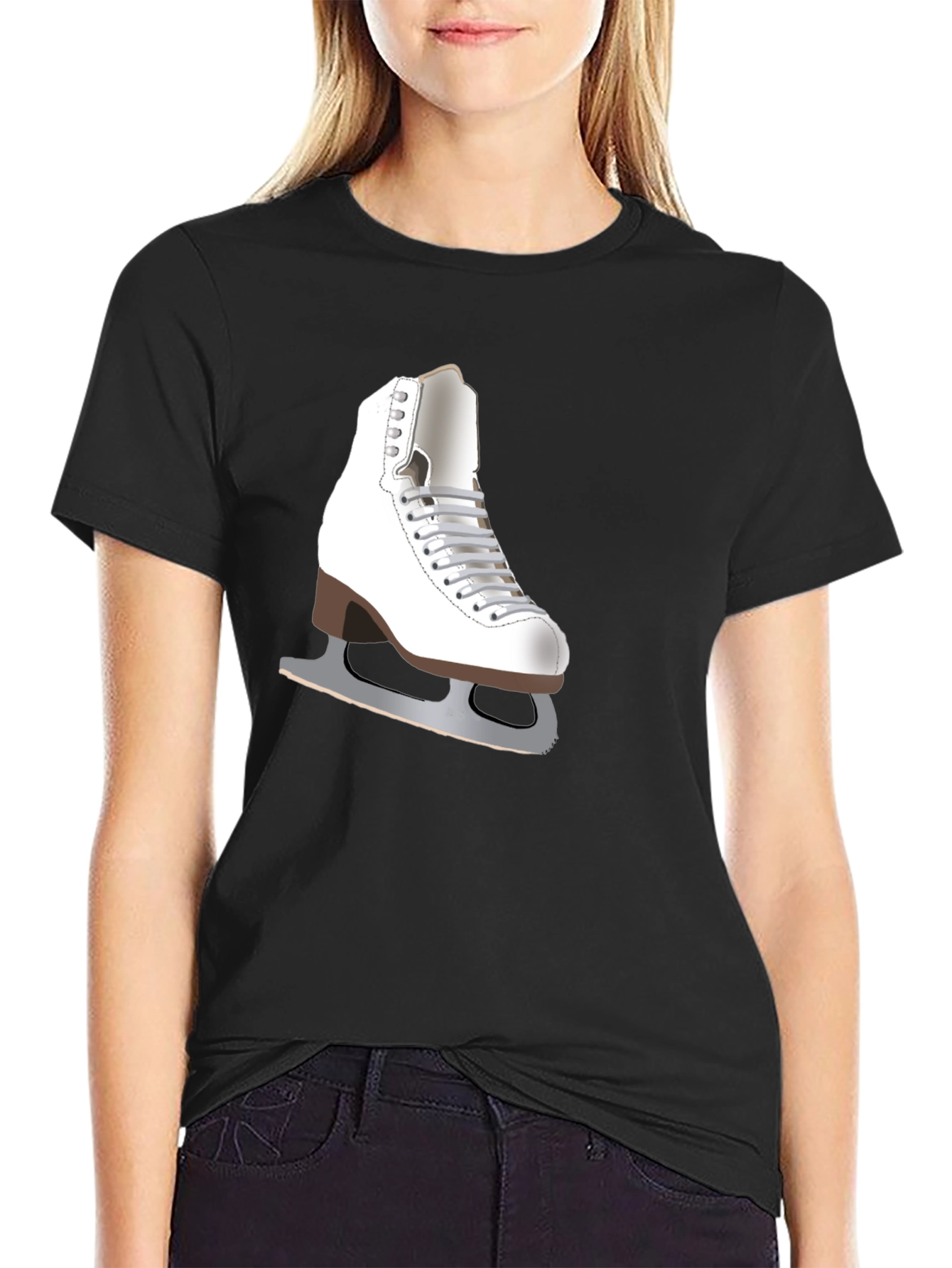 Ice Skate Graphic T-Shirt