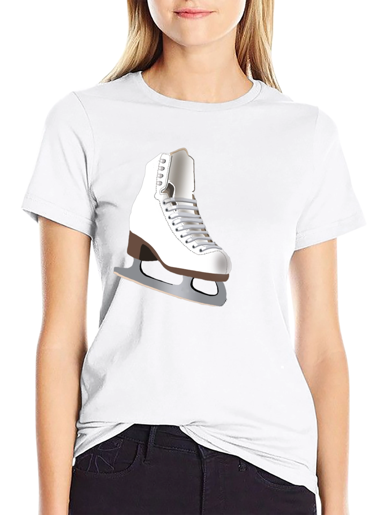 Ice Skate Graphic T-Shirt