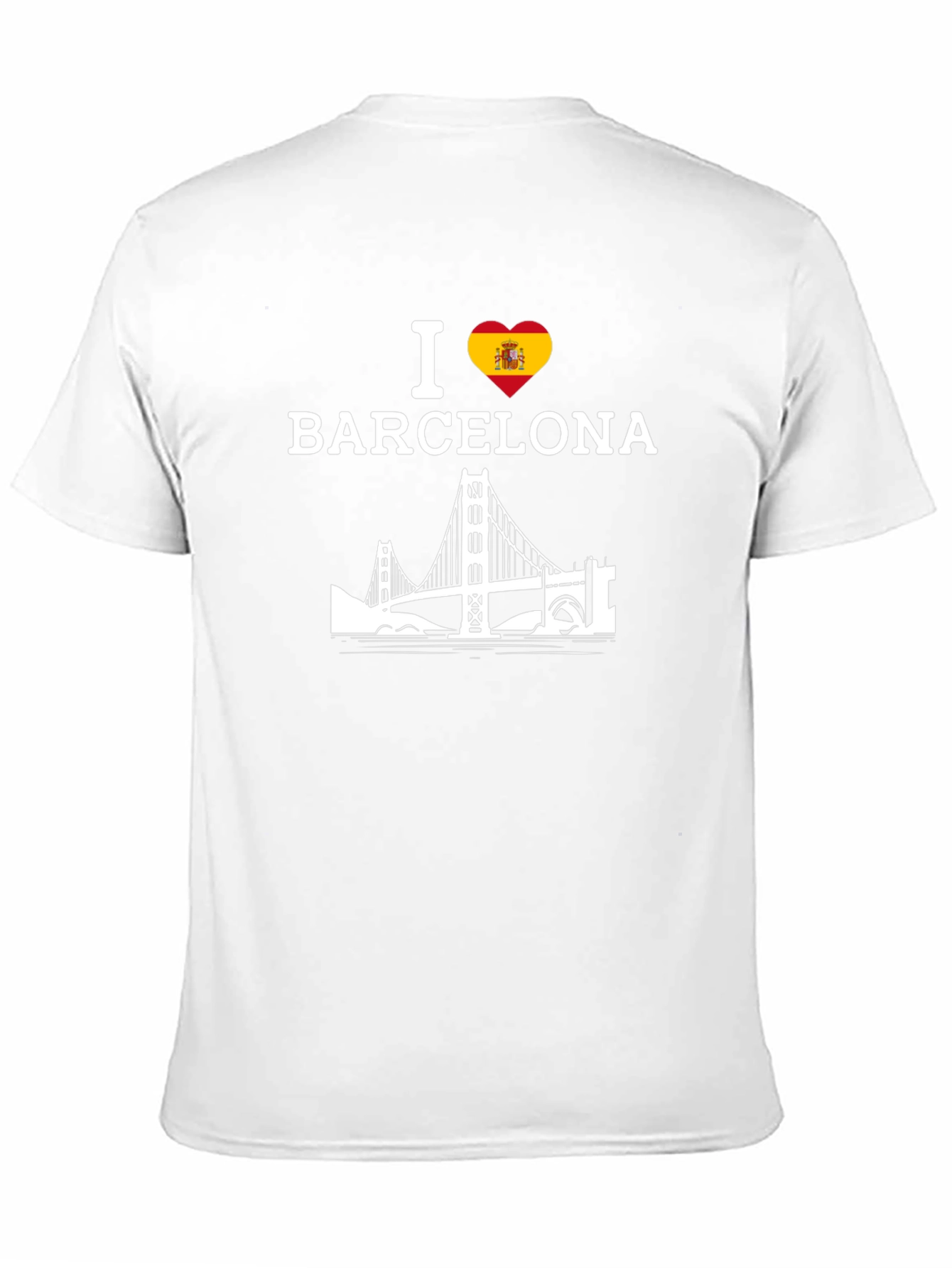 I Love Barcelona Black T-Shirt