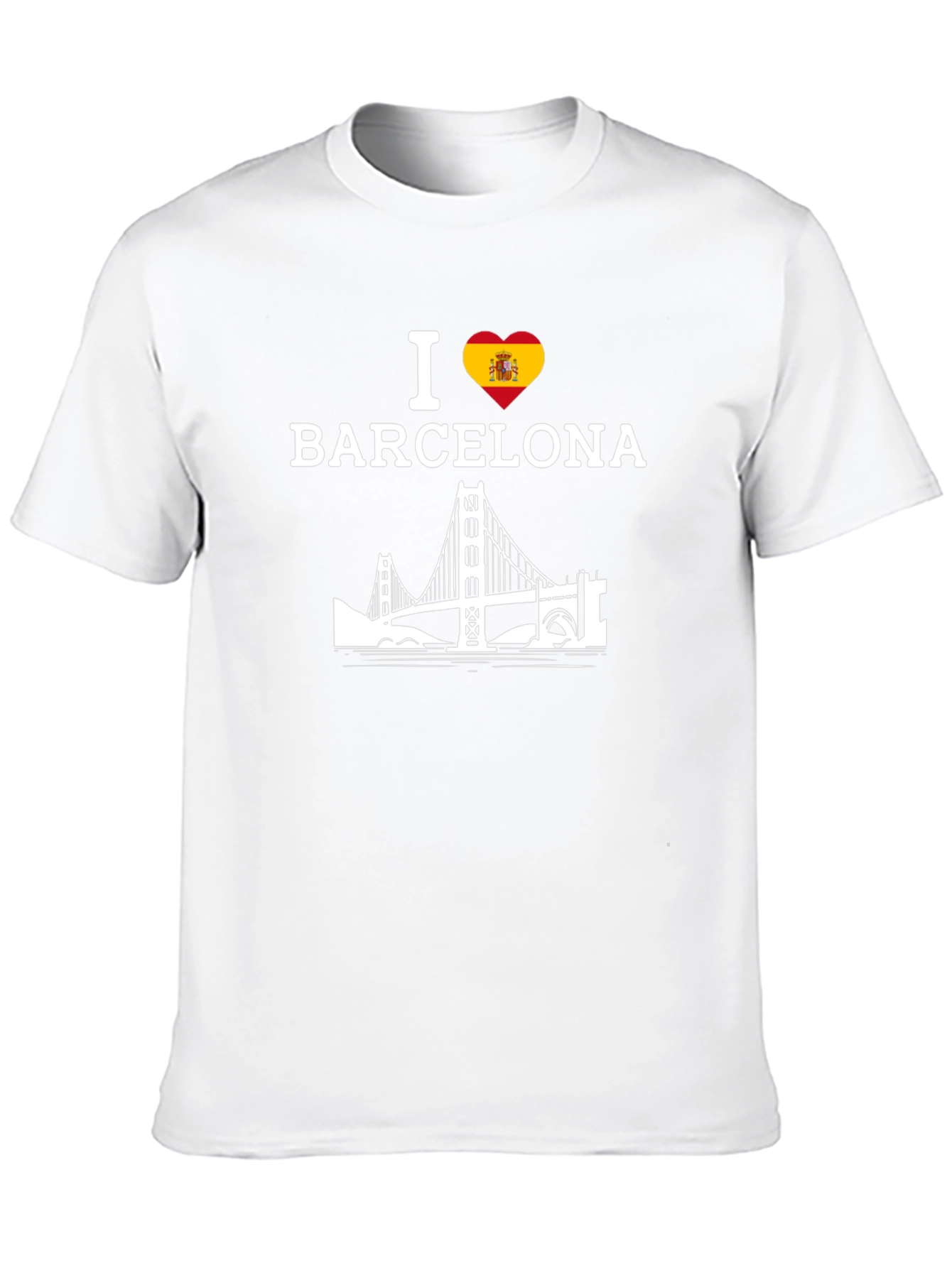 I Love Barcelona Black T-Shirt