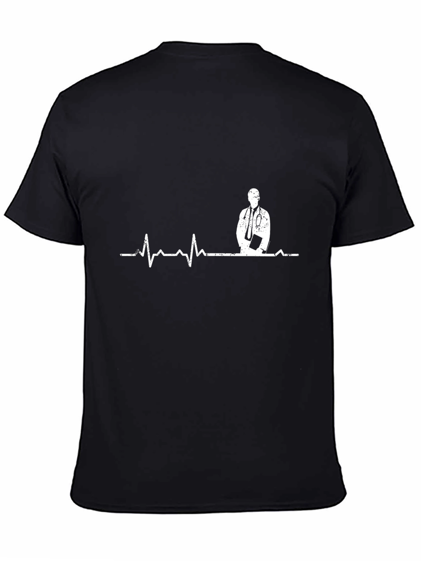 Doctor Heartbeat Graphic Tee - Medical Professional T-Shirt