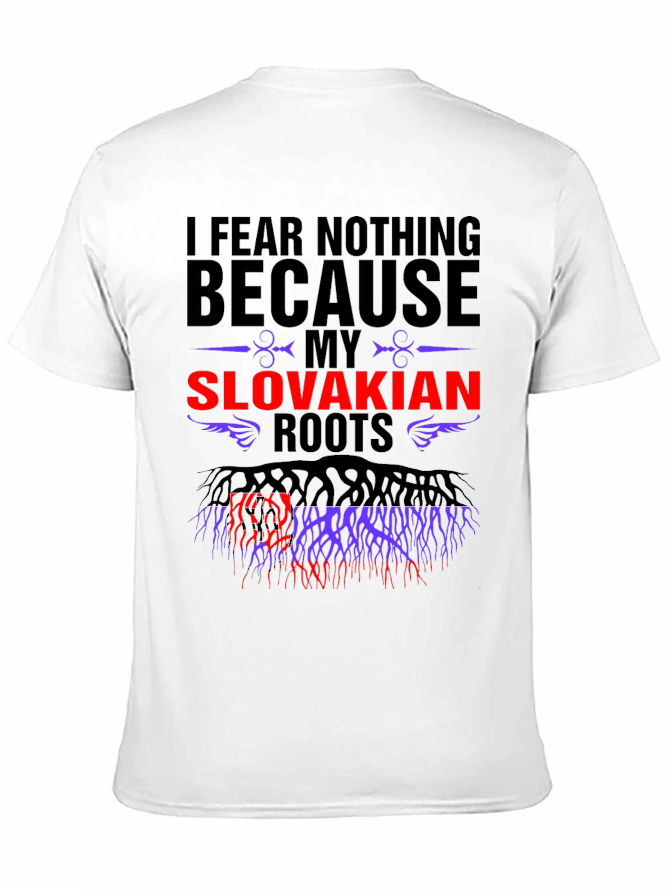 Slovakian Roots Graphic T-Shirt - Fear Nothing Tee