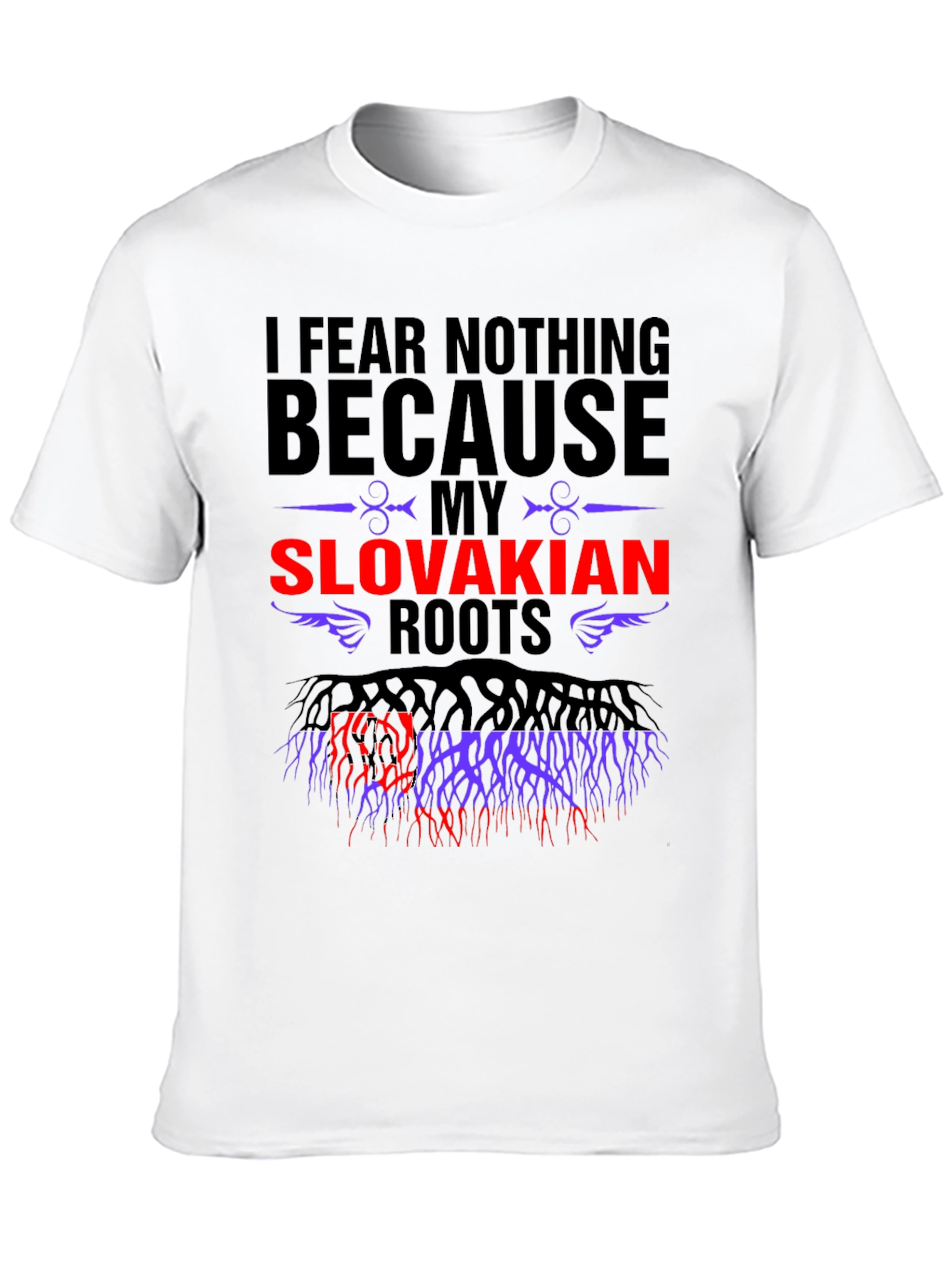 Slovakian Roots Graphic T-Shirt - Fear Nothing Tee