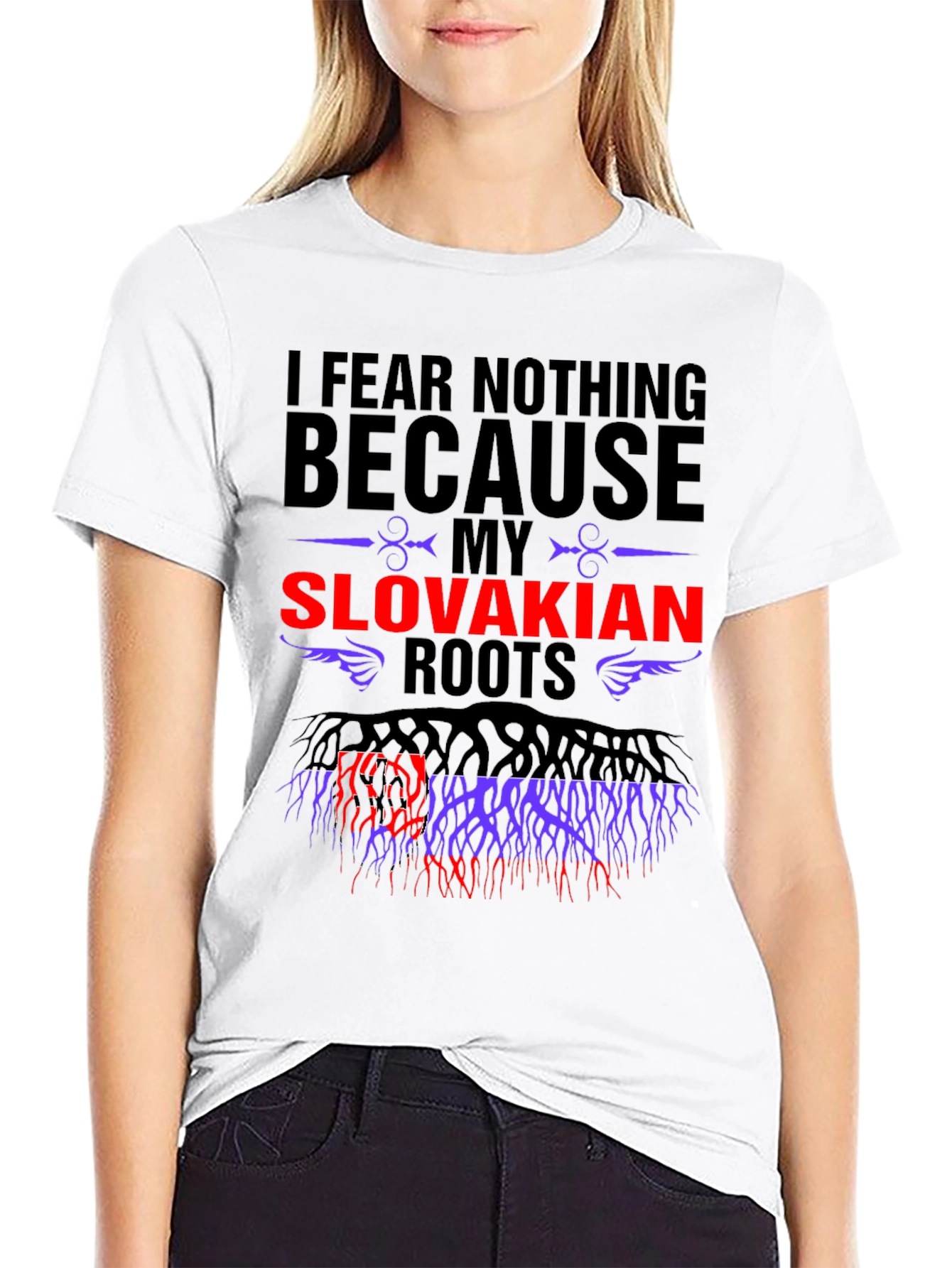 Slovakian Roots Graphic T-Shirt - Fear Nothing Tee