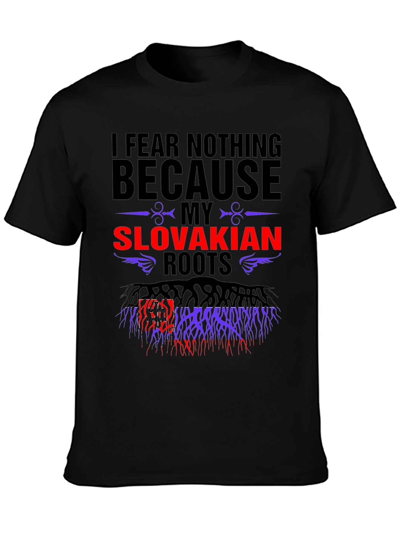 Slovakian Roots Graphic T-Shirt - Fear Nothing Tee