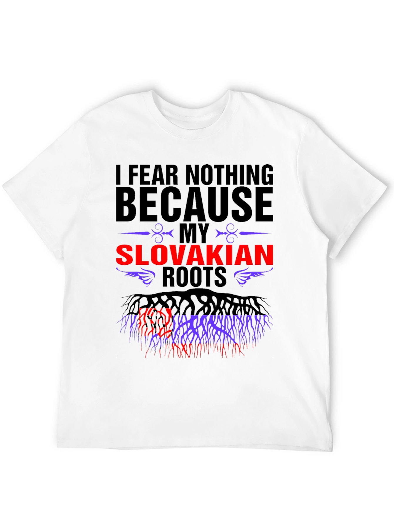 Slovakian Roots Graphic T-Shirt - Fear Nothing Tee