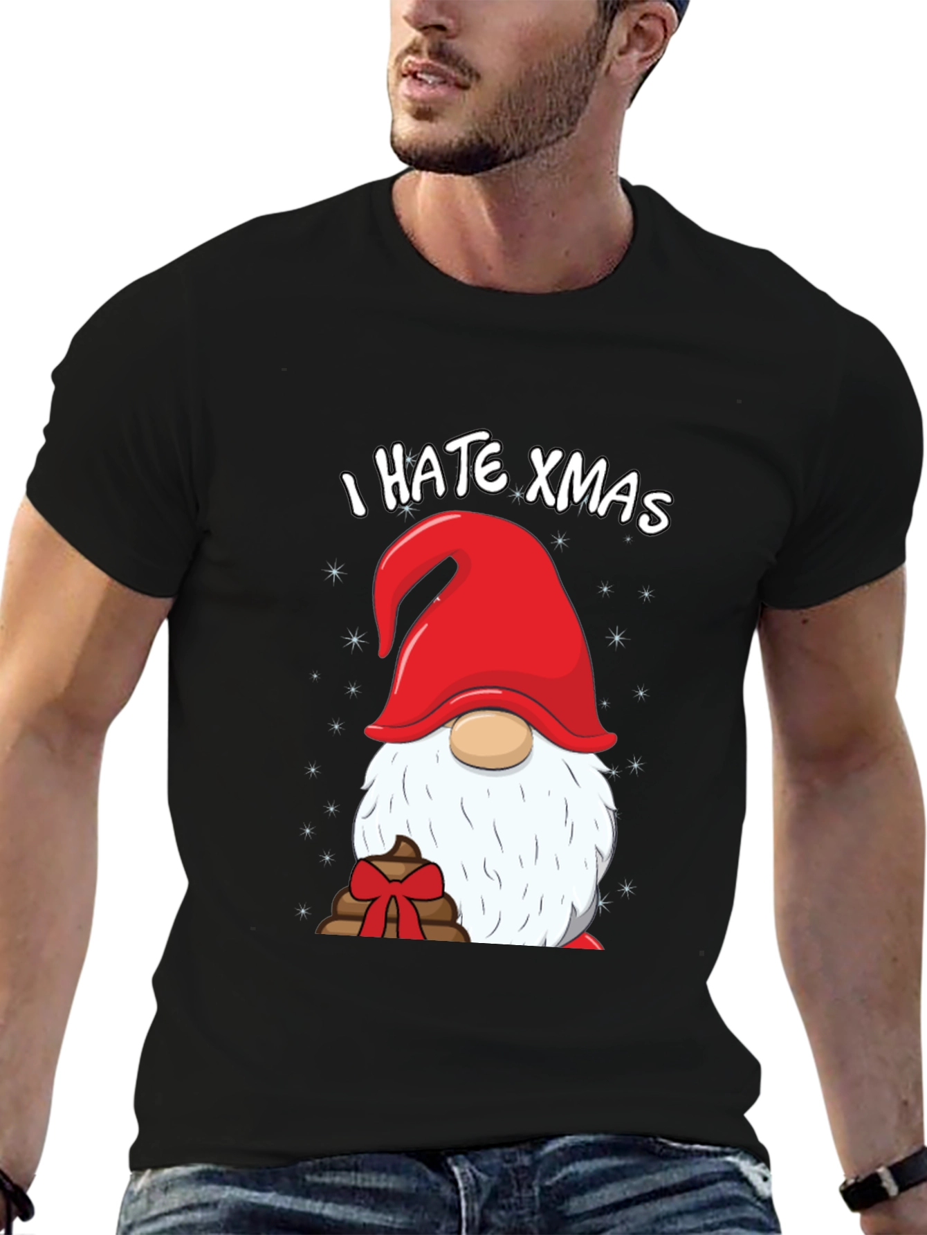 I Hate Xmas Gnome Graphic Tee
